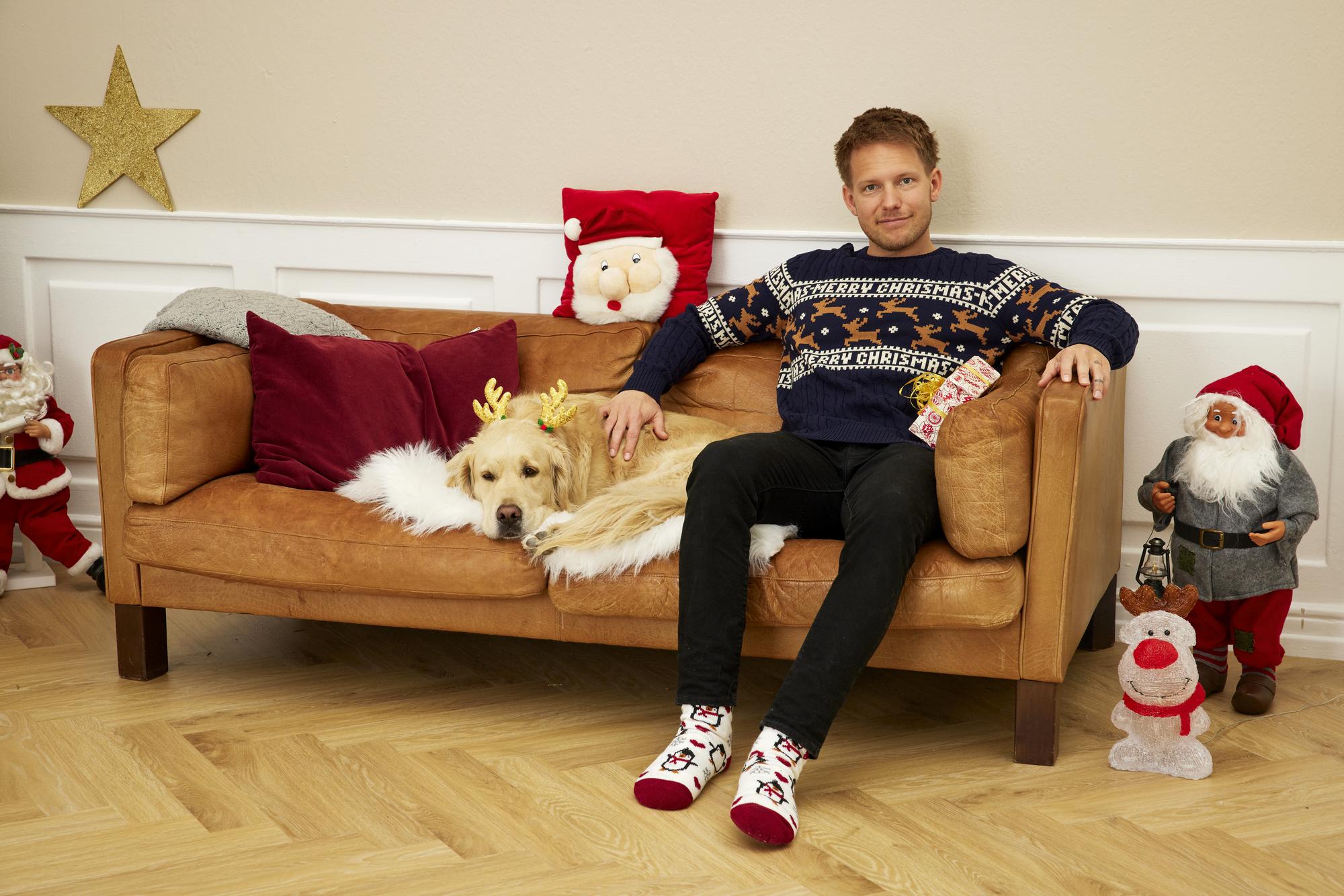 julegenser med lys - Illustration