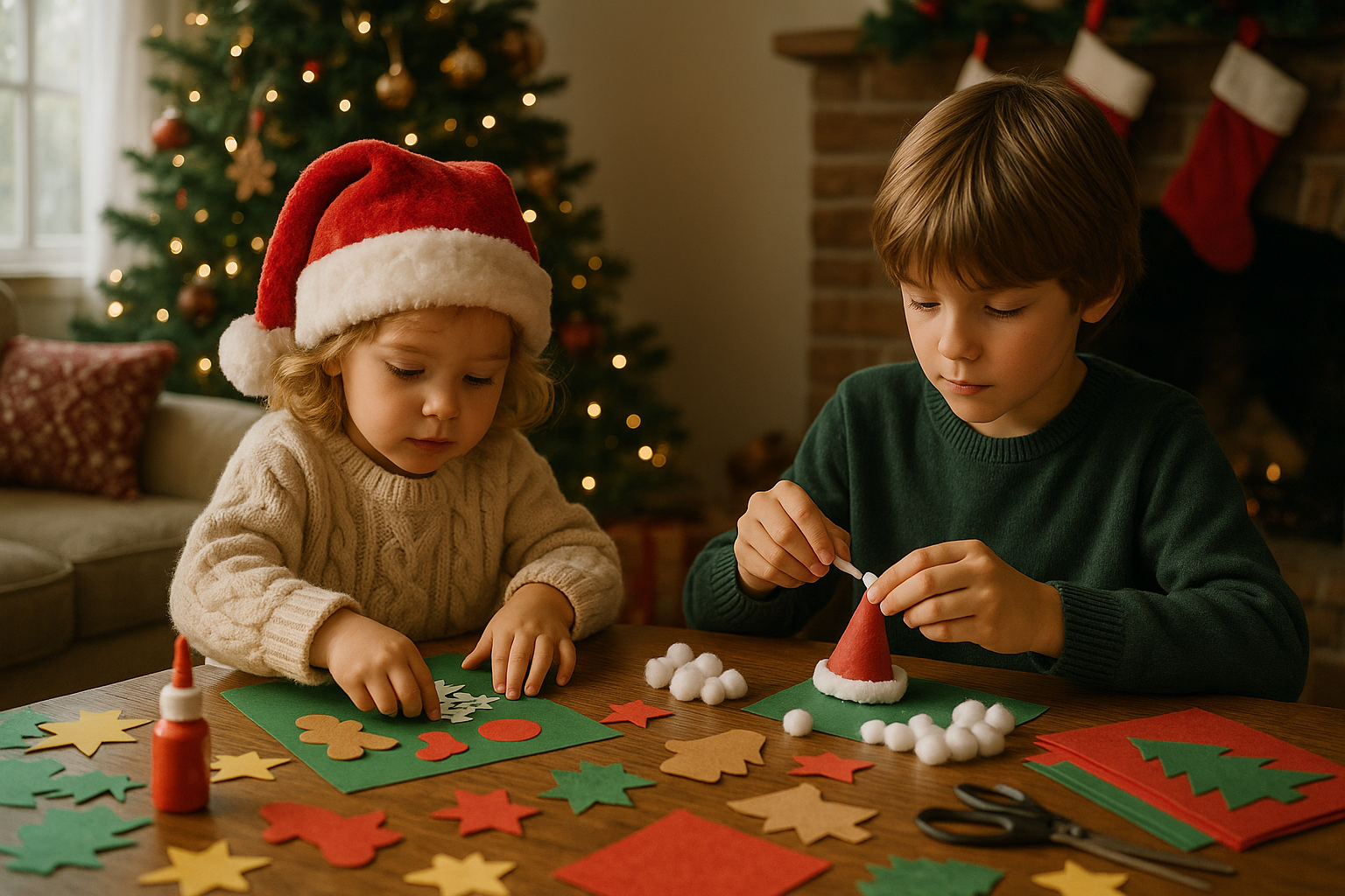 juleaktiviteter for barn - Illustration