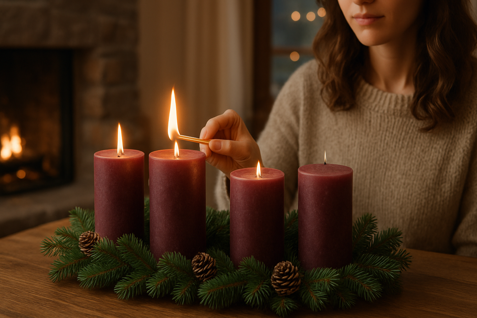 hva betyr ordet advent - Illustration