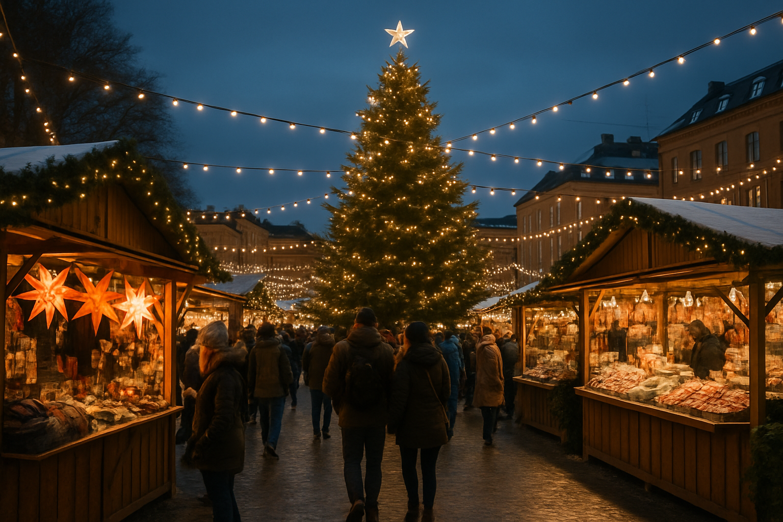 julemarked oslo åpningstider - Illustration