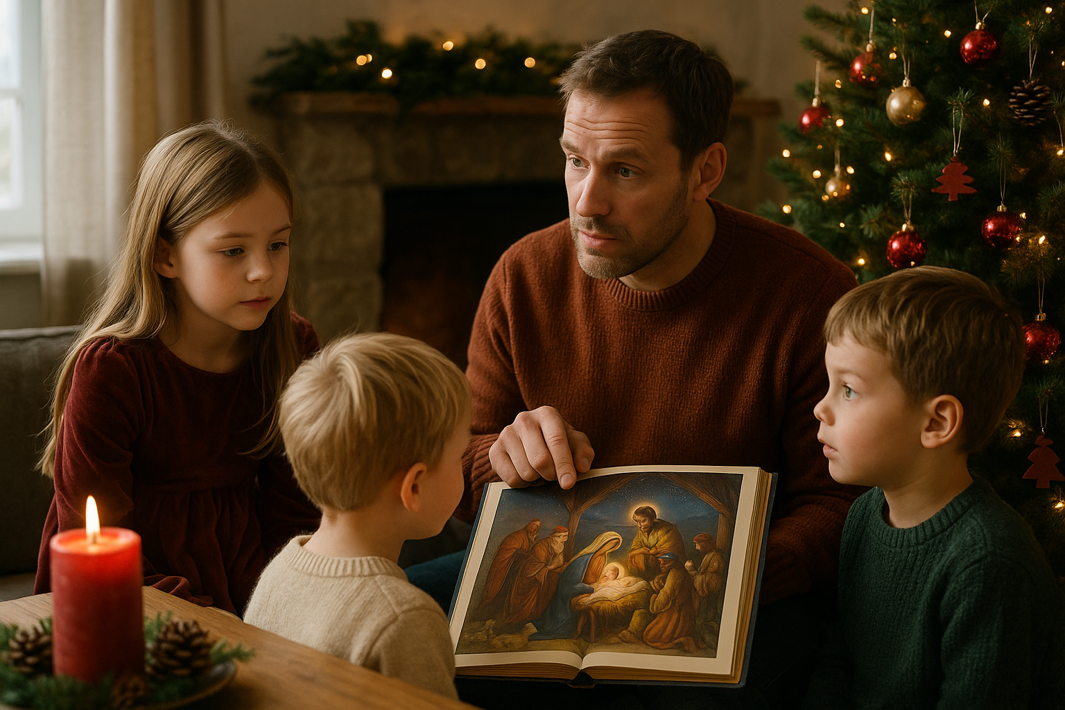 hvorfor feirer vi jul - Illustration