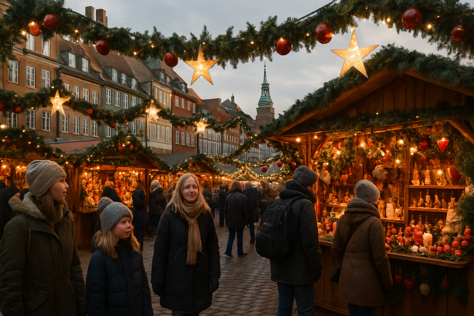 julemarked københavn - Illustration