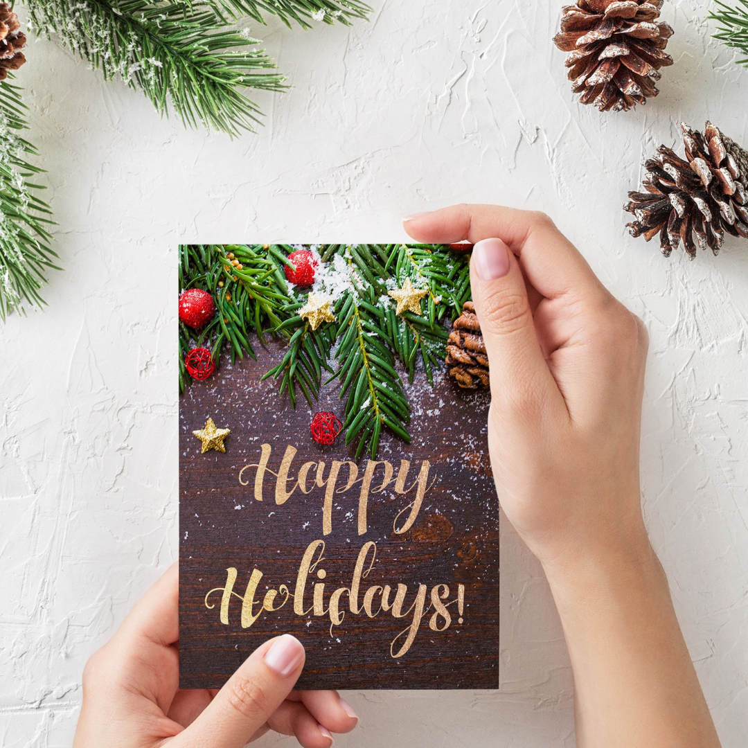 Tradisjonsrike julekort til venner og familie