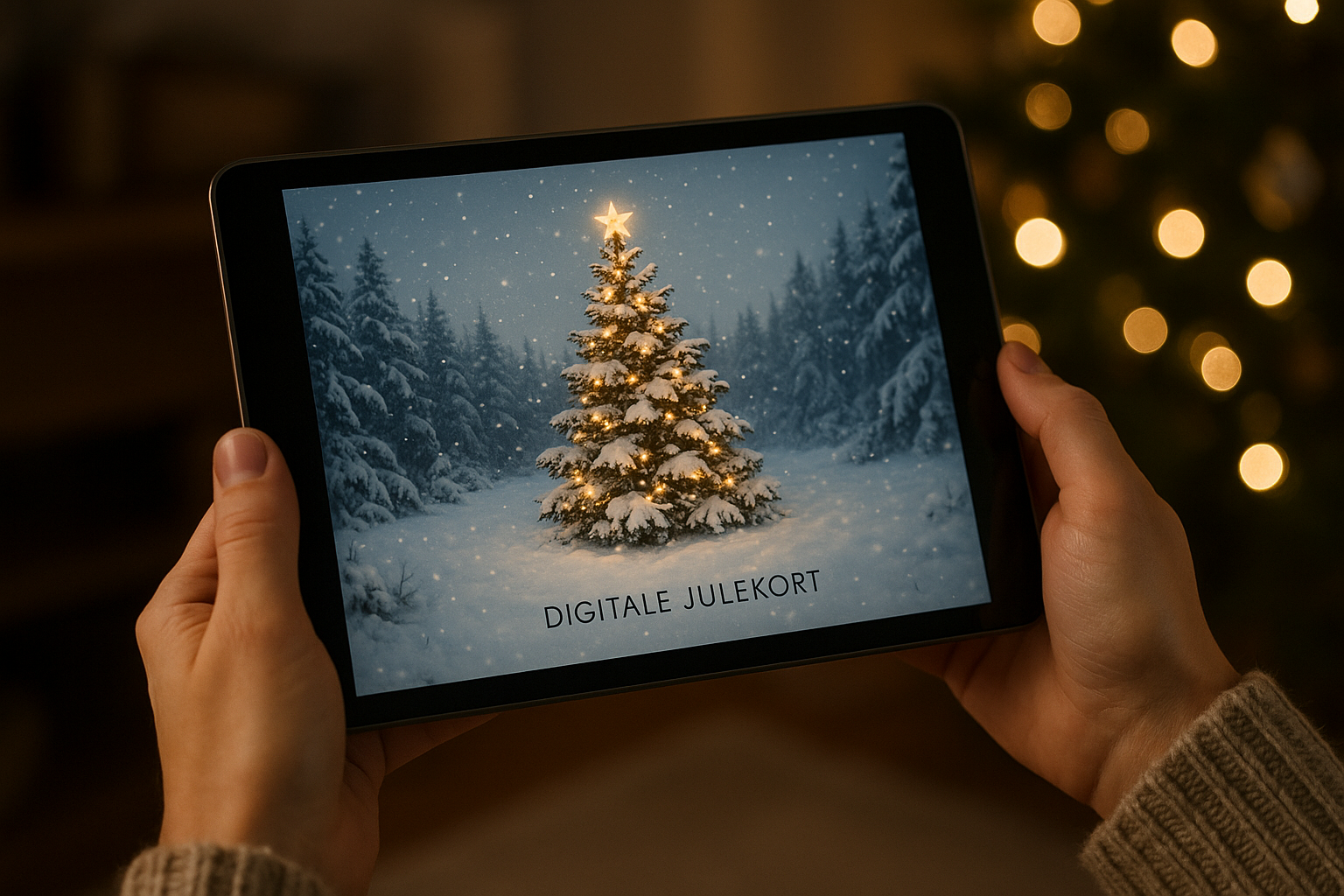 digitale julekort - Illustration