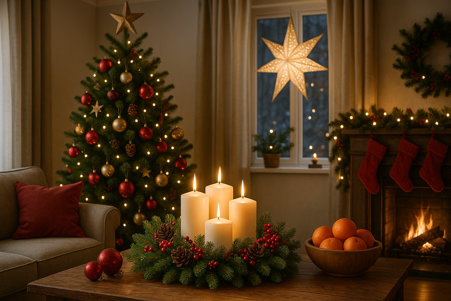 juledekorasjon inspirasjon - Illustration