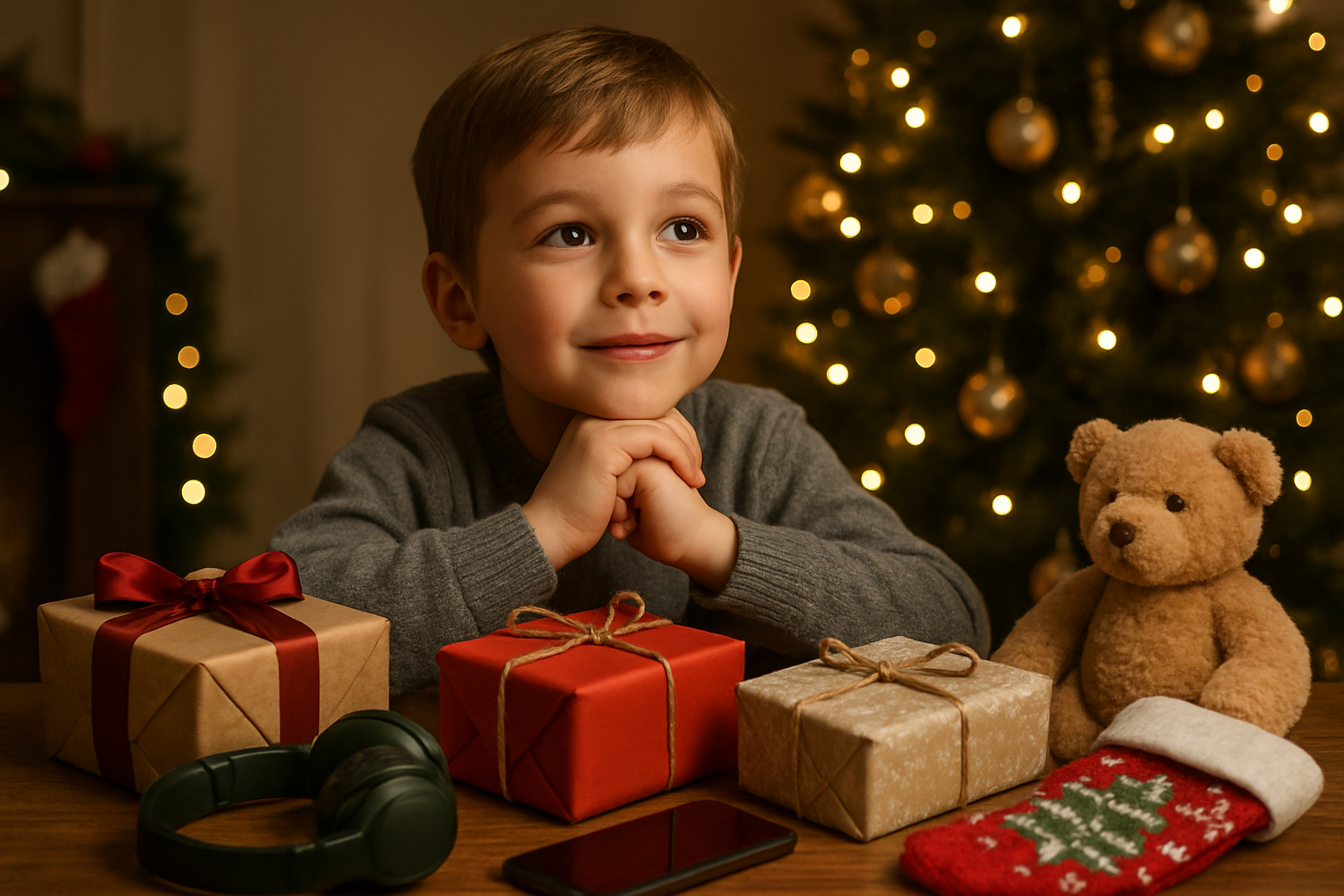 hva kan man ønske seg til jul - Illustration