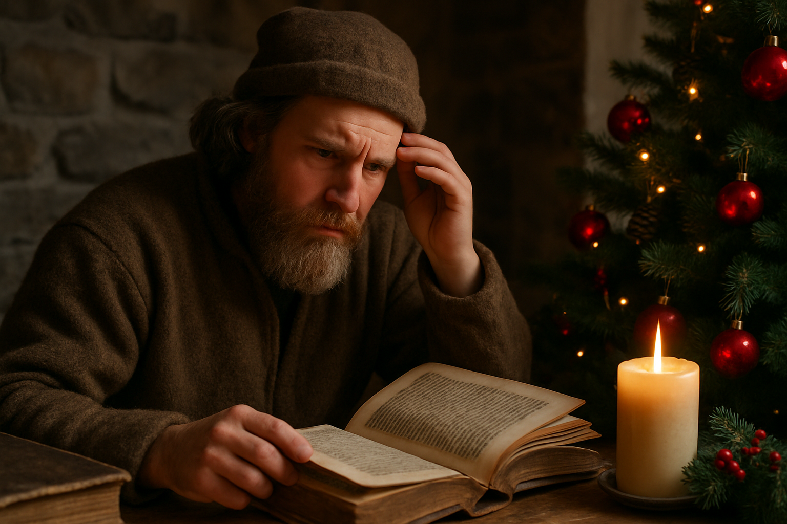 hvor kommer ordet jul fra - Illustration