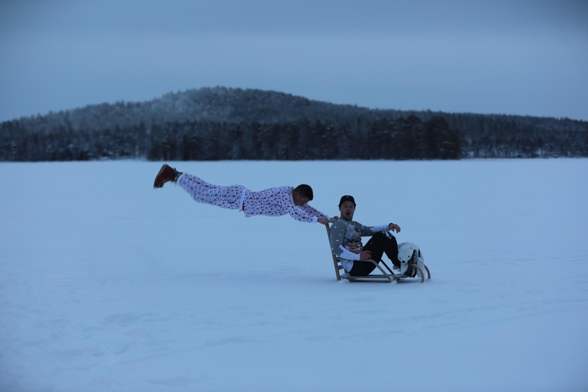 matchende julegenser familie - Illustration