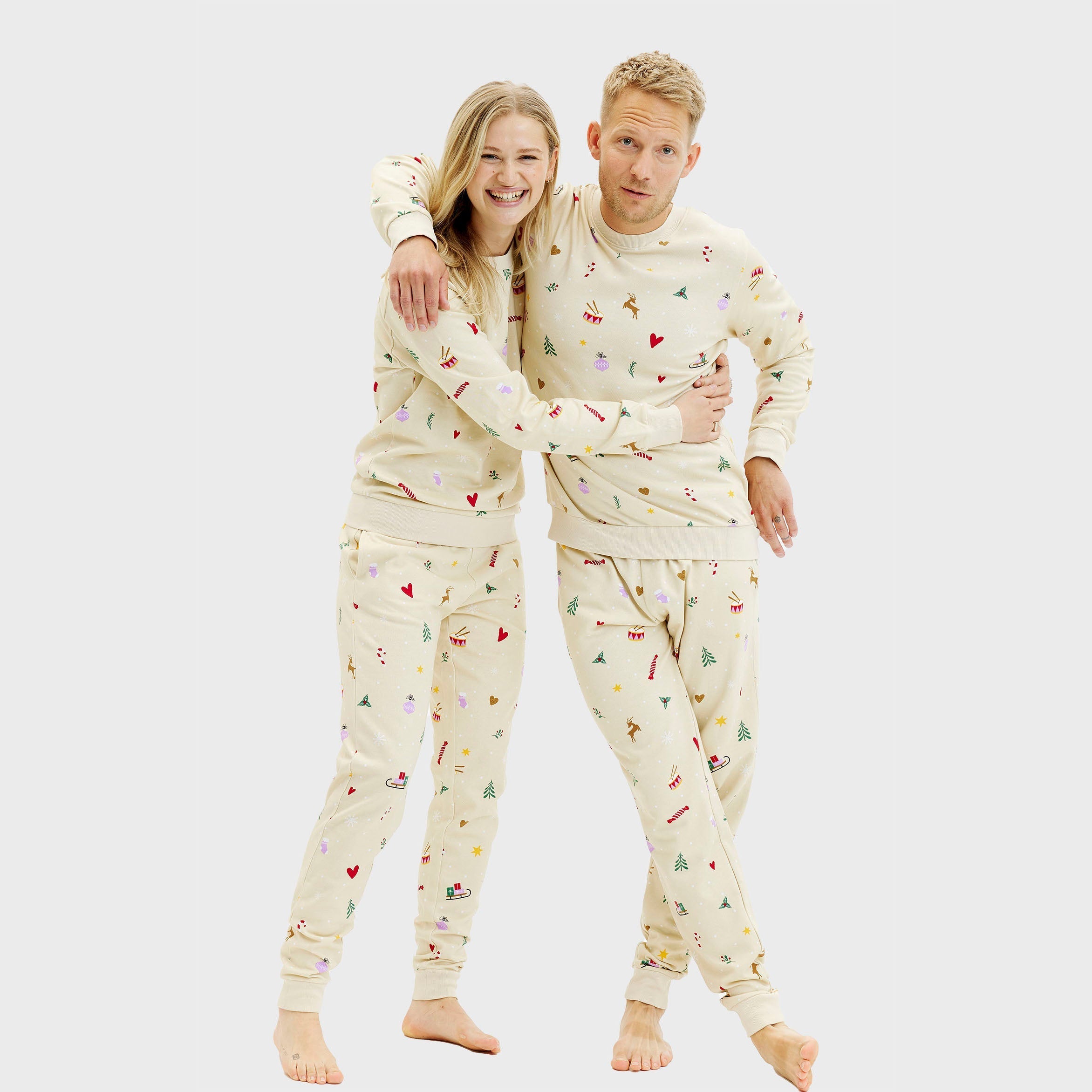 Jule sweatset beige - Dame.