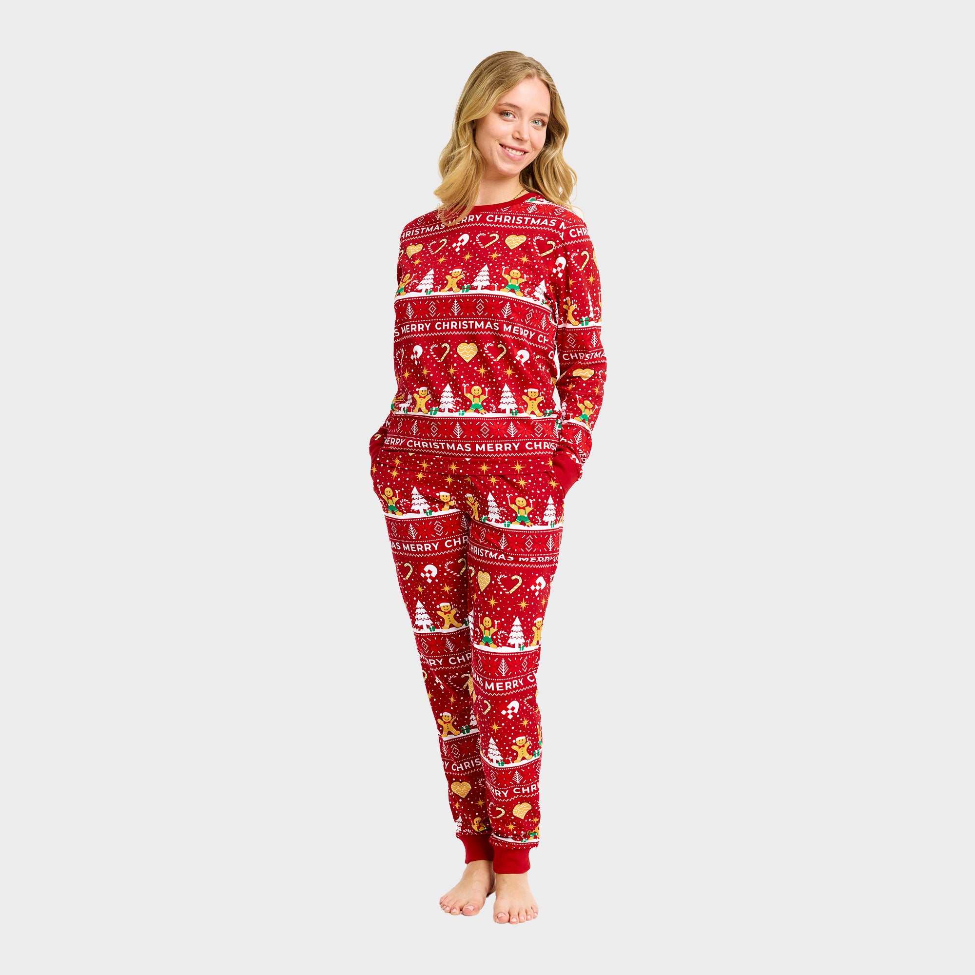 Christmas Cookie julepysj rød – Dame