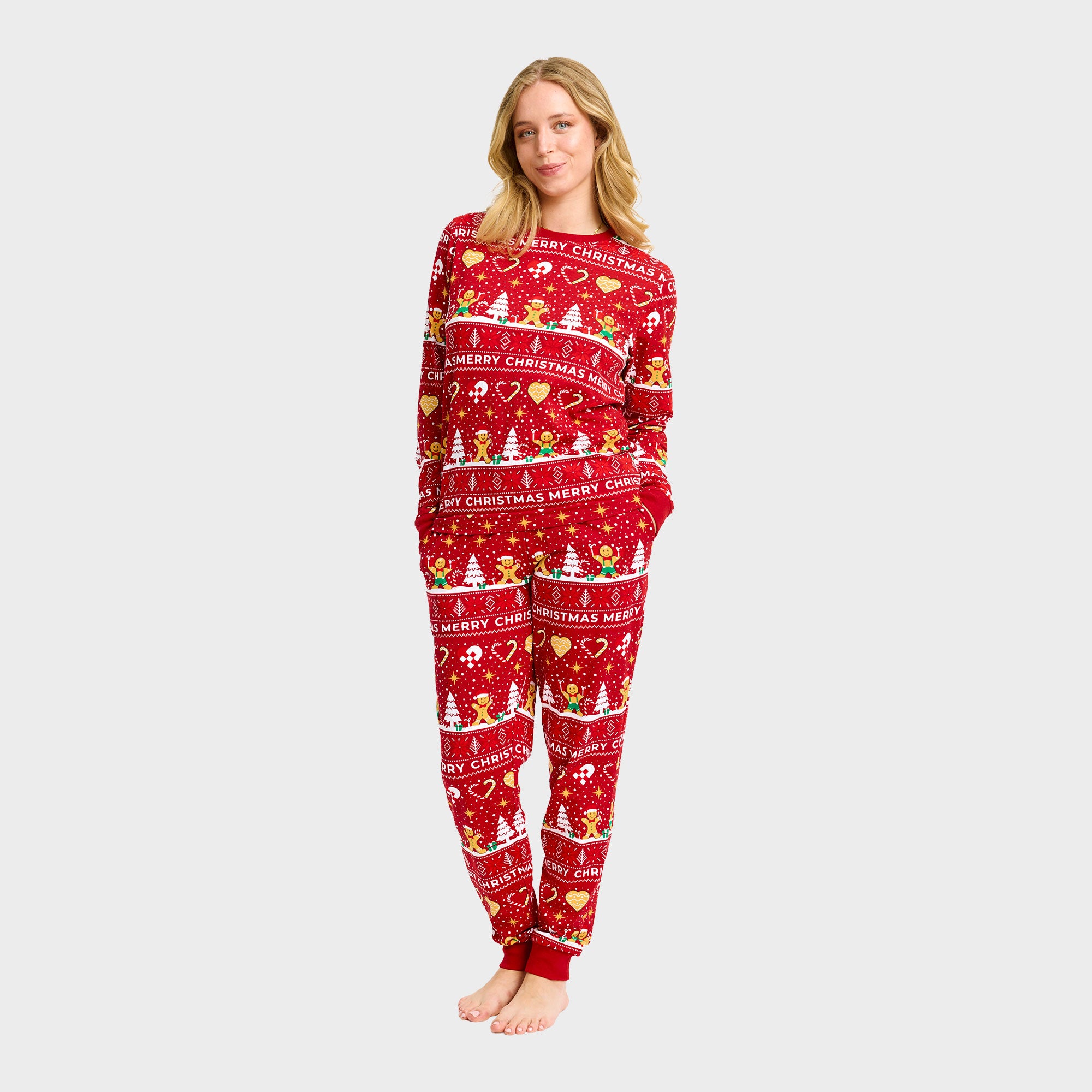 Christmas Cookie julepysj rød – Dame