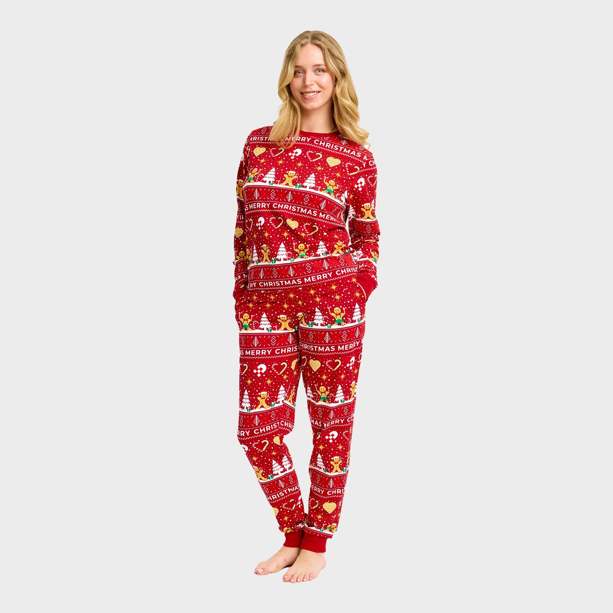Christmas Cookie julepysj rød til dame