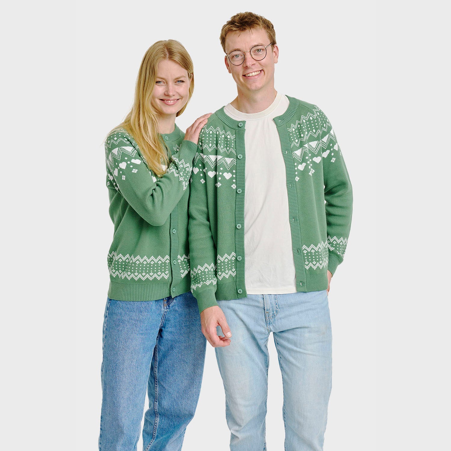 Enkel cardigan – Herre