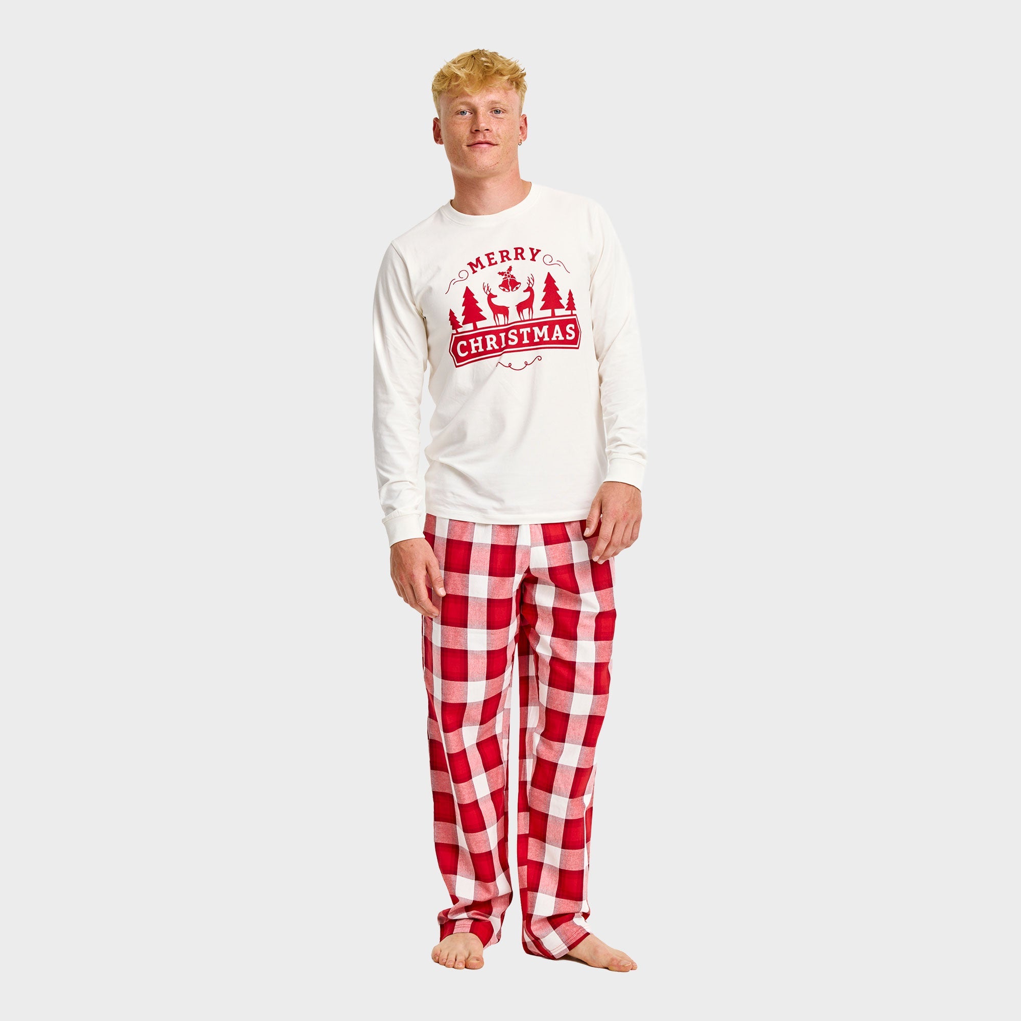 Merry Christmas Flanell-Pysj - Herre