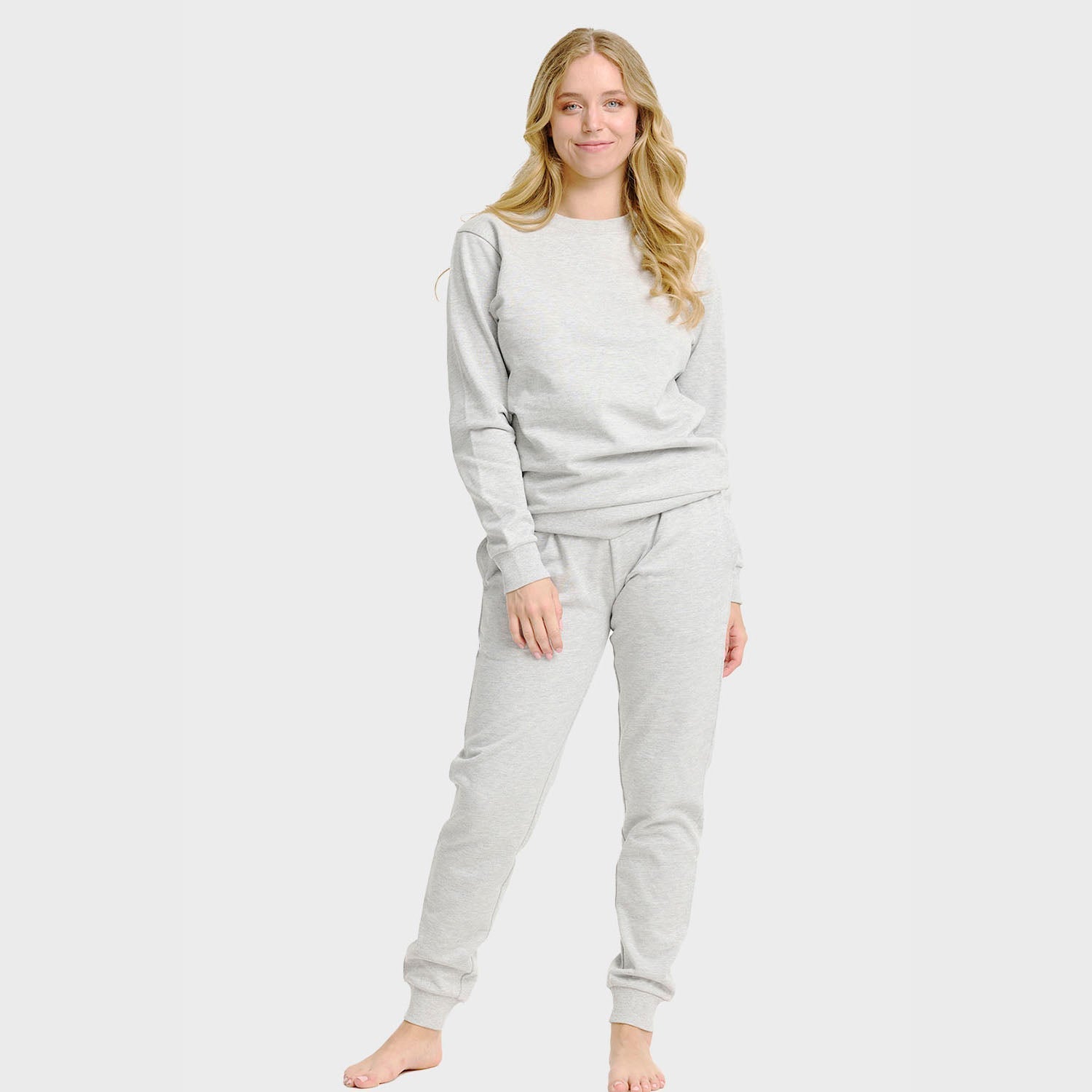 Grått sweatset – Dame