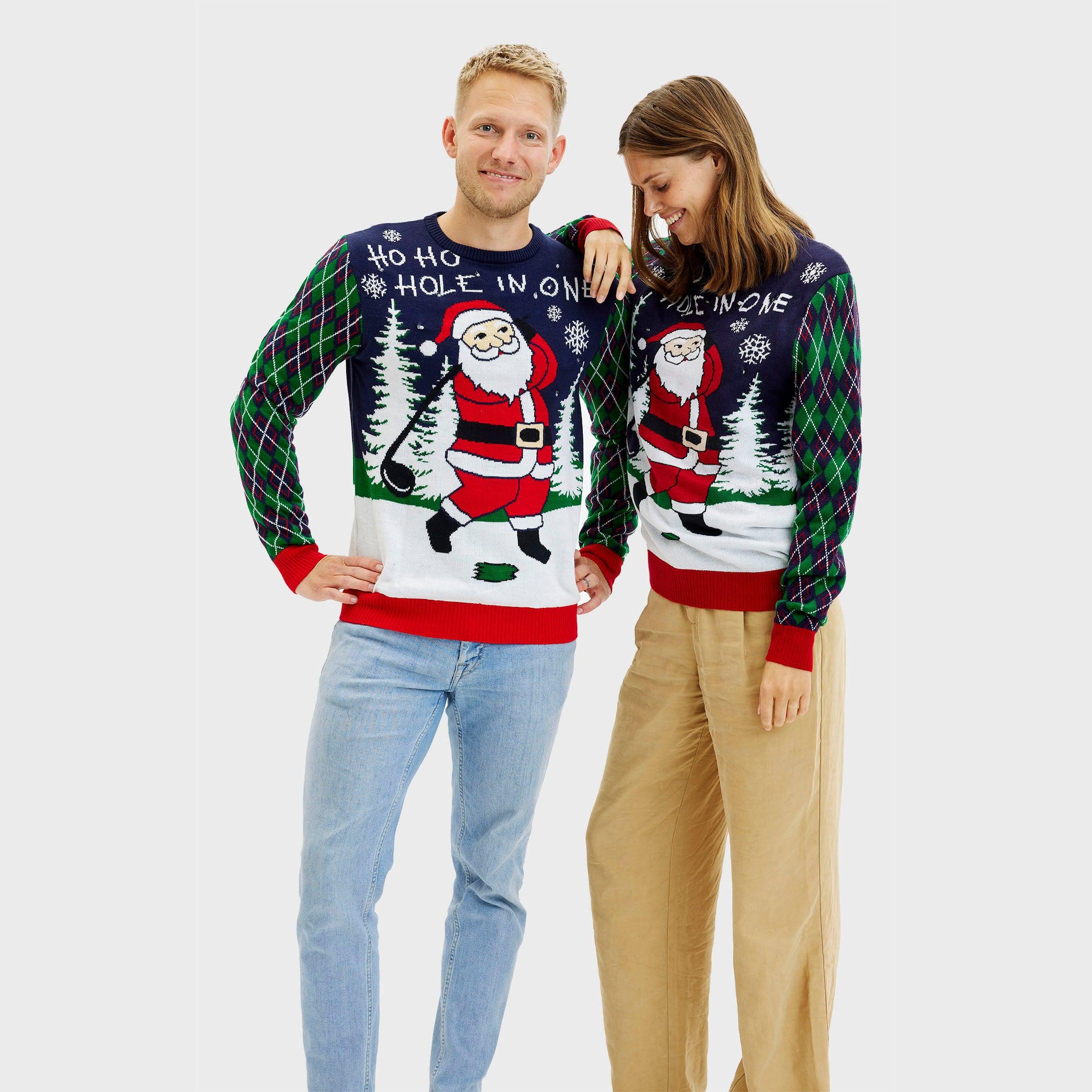 Ho Ho Hole In One Julegenser - Dame