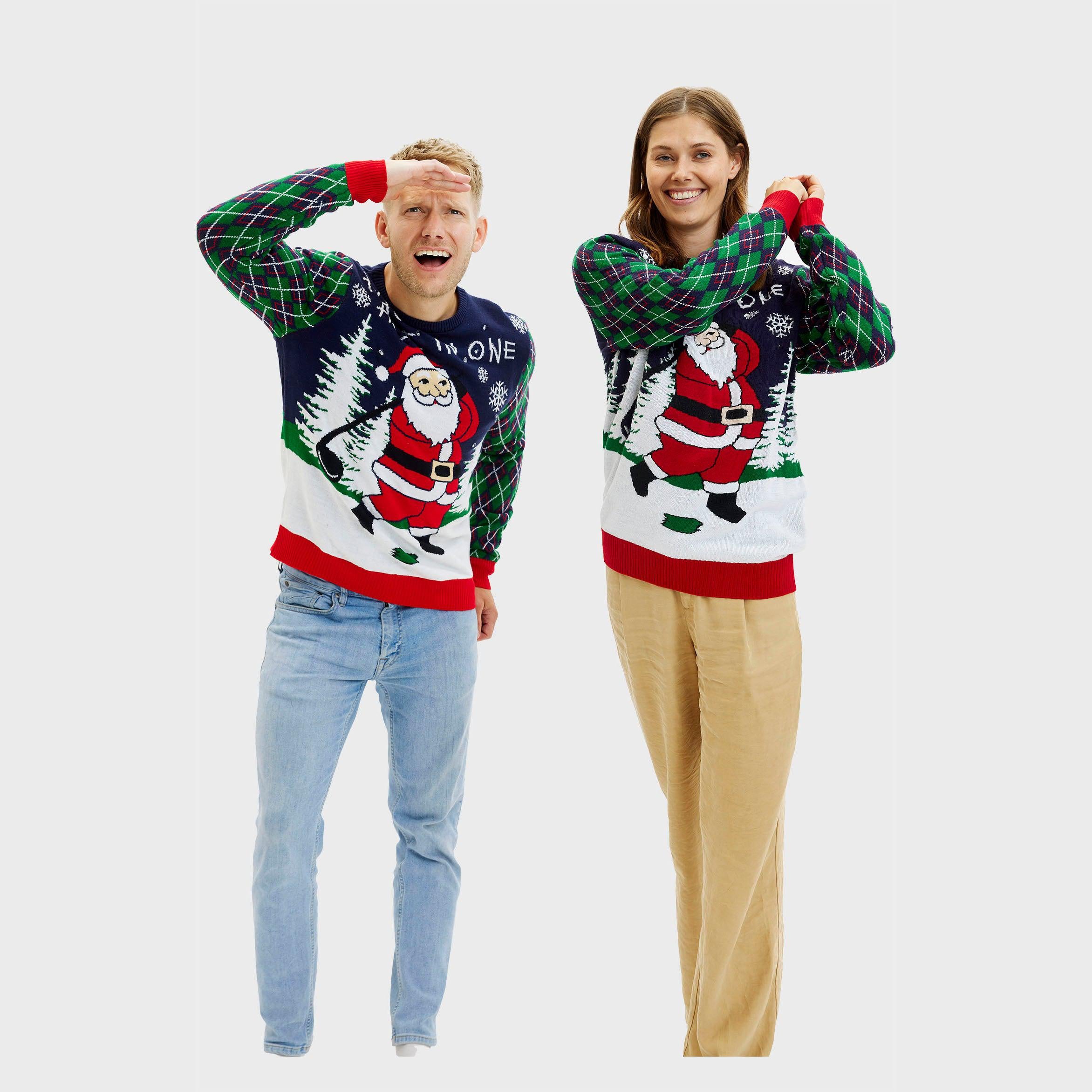 Ho Ho Hole In One Julegenser - Dame