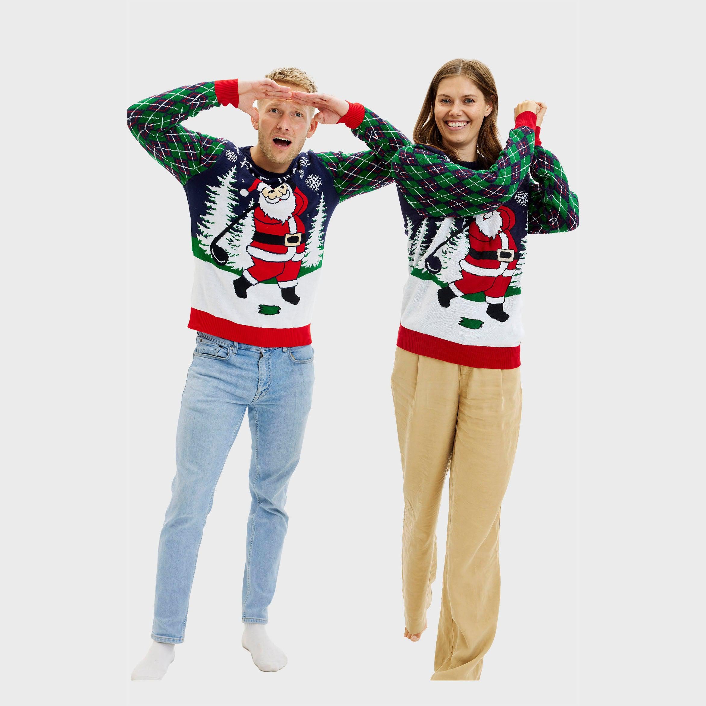 Ho Ho Hole In One Julegenser - Dame