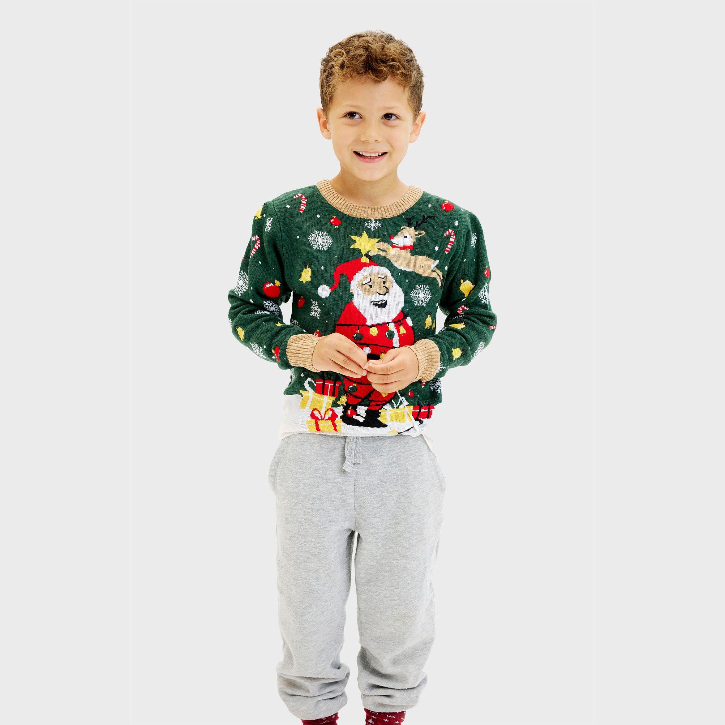 Santa Christmas Star - Barn