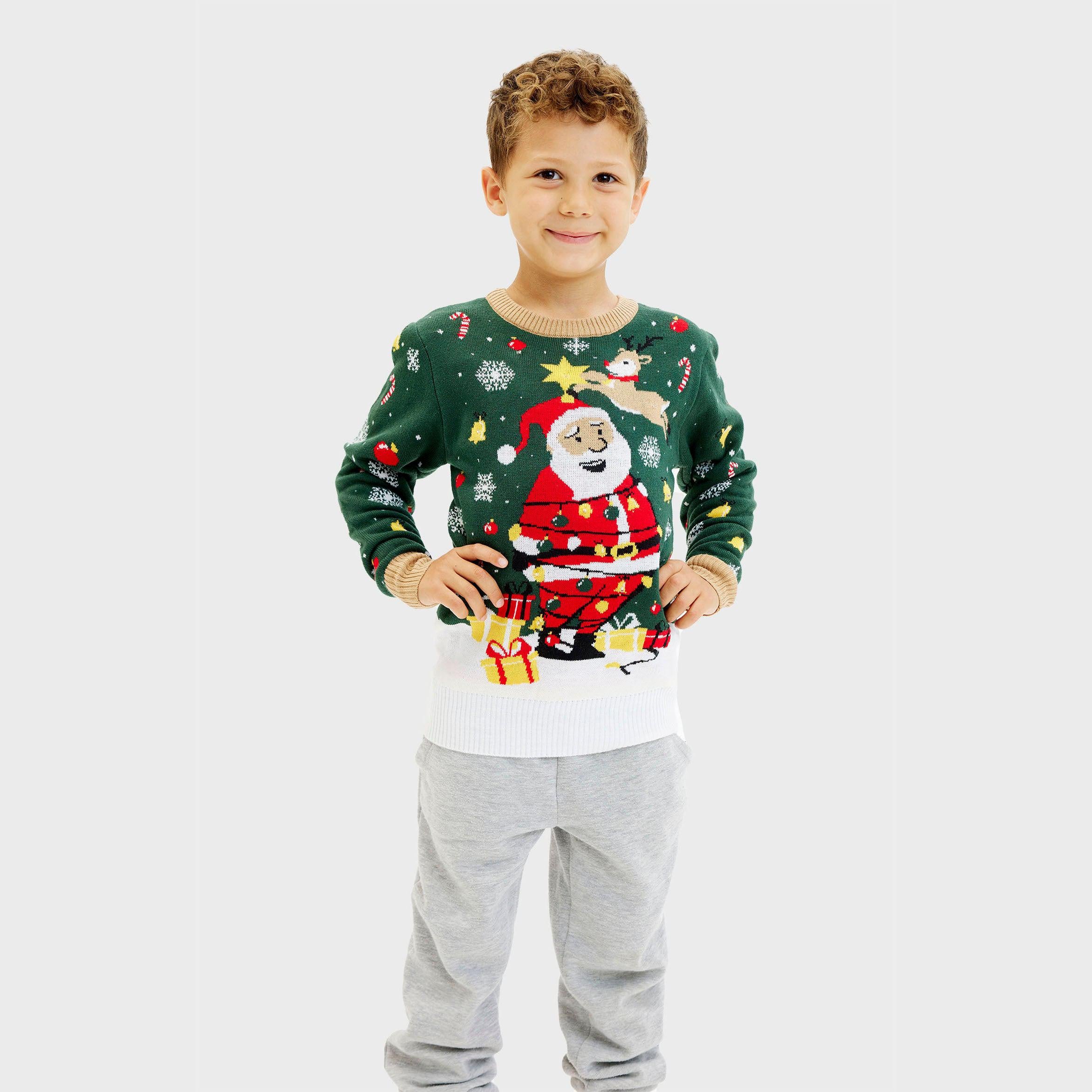 Santa Christmas Star - Barn