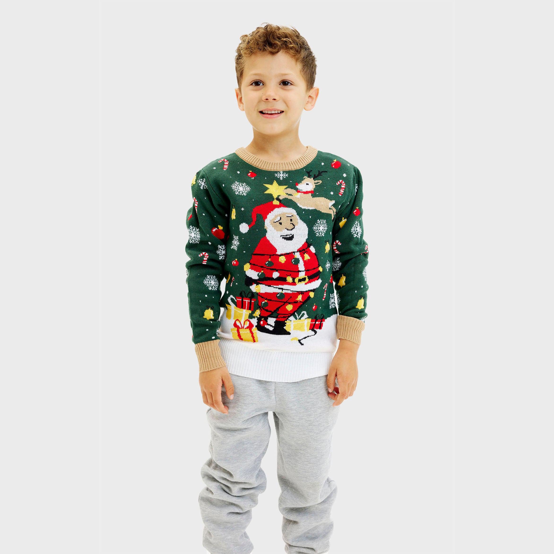 Santa Christmas Star - Barn