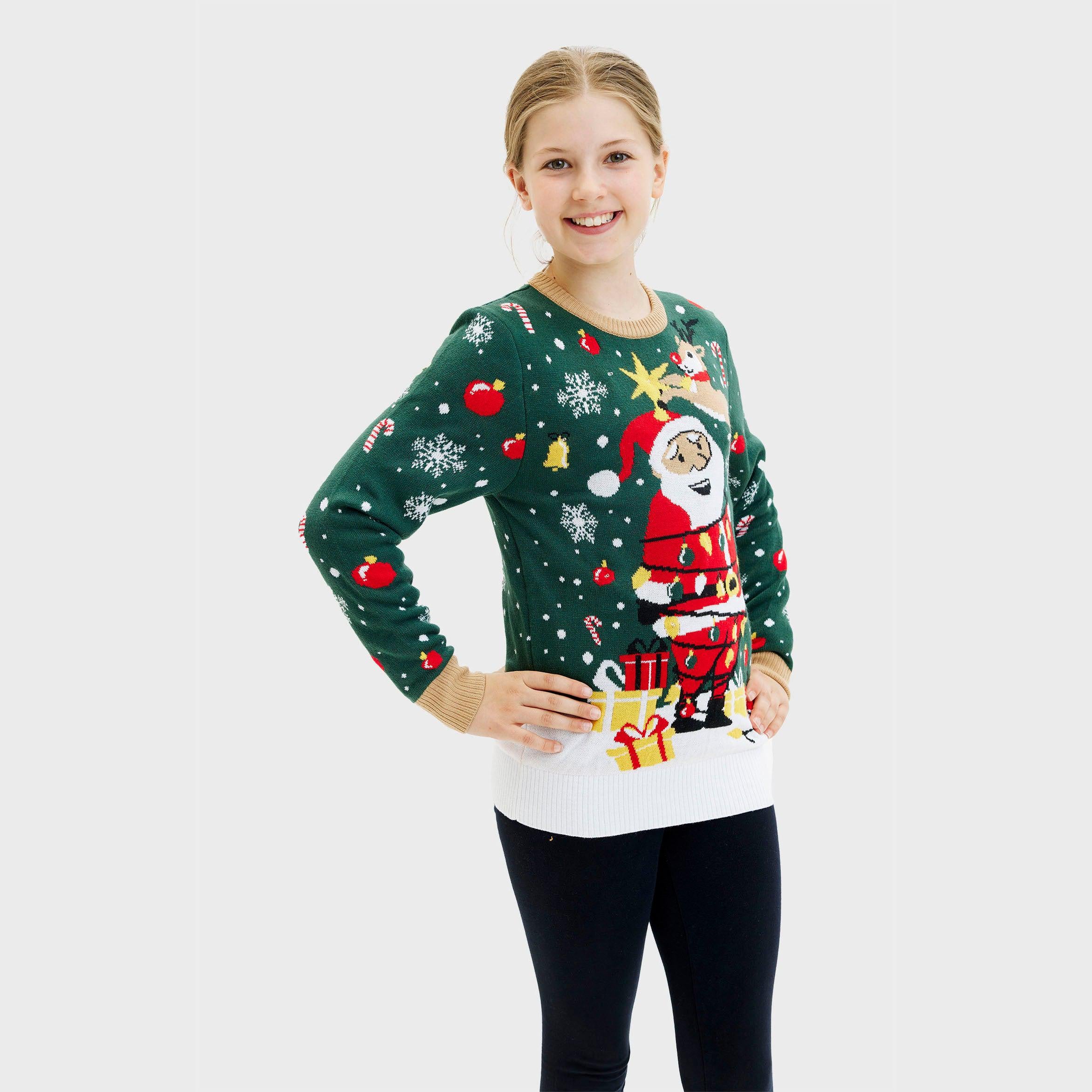 Santa Christmas Star - Barn