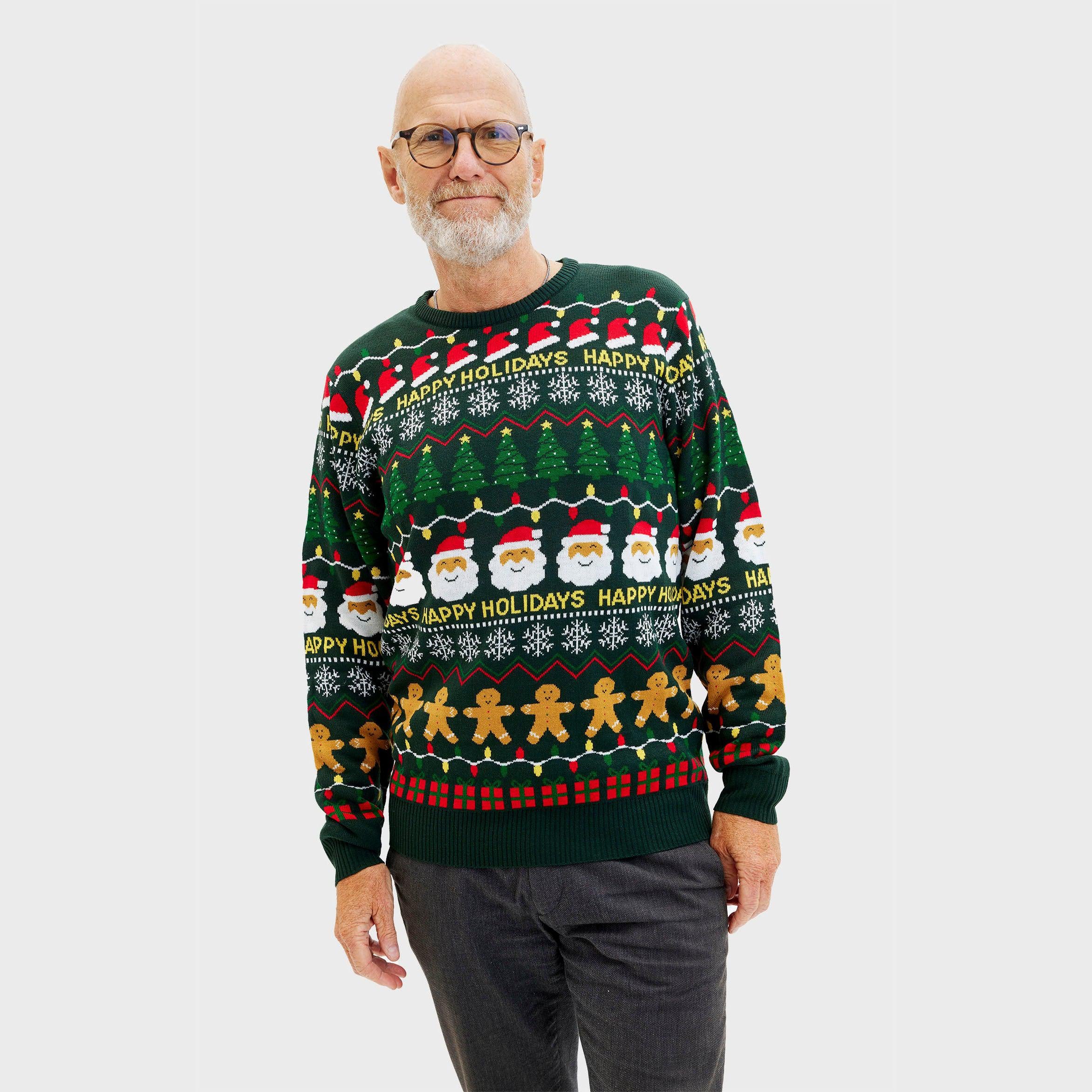 Christmas Sweater With A Vibe - Herre