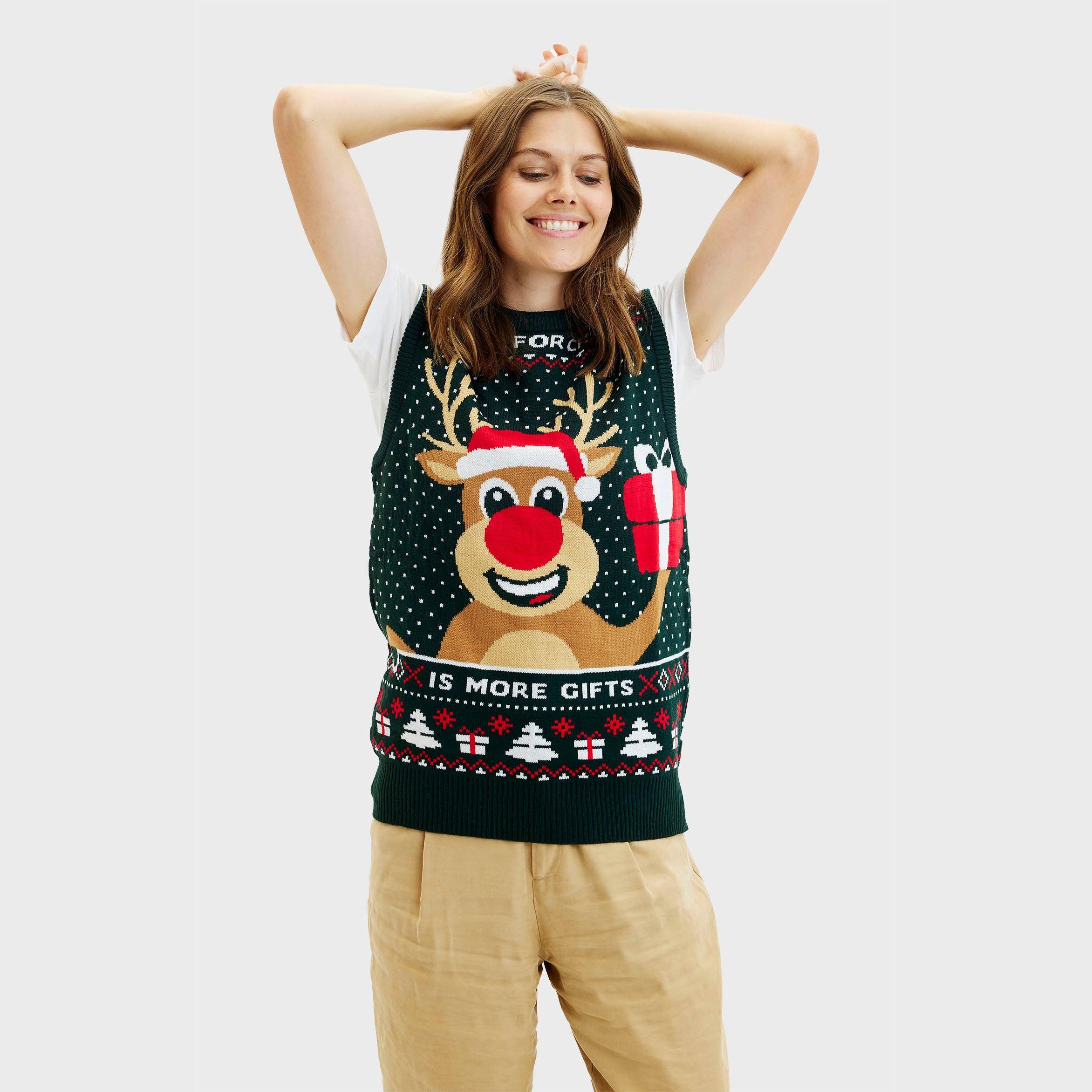 Rudolphs Christmas Vest - Dame