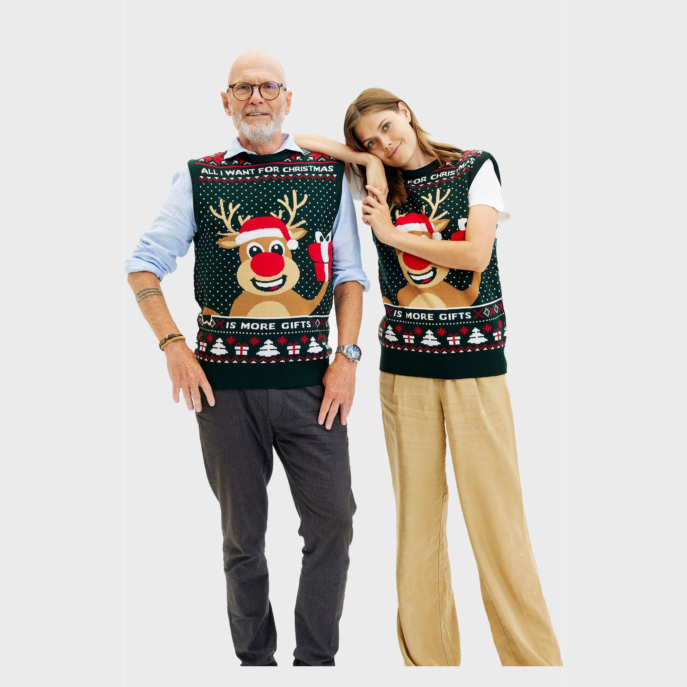 Rudolphs Christmas Vest - Dame