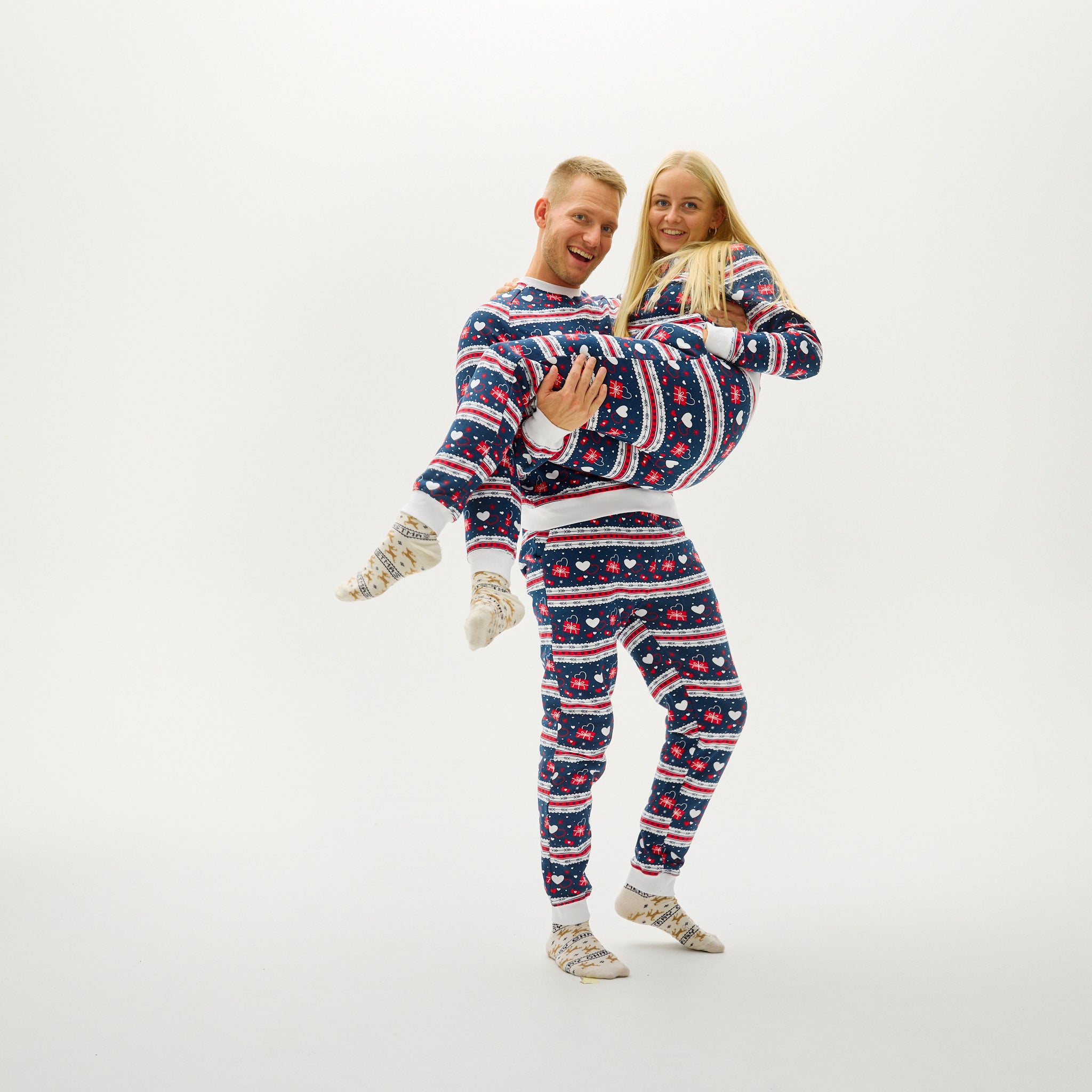 Valentinessett Navy - Herre.