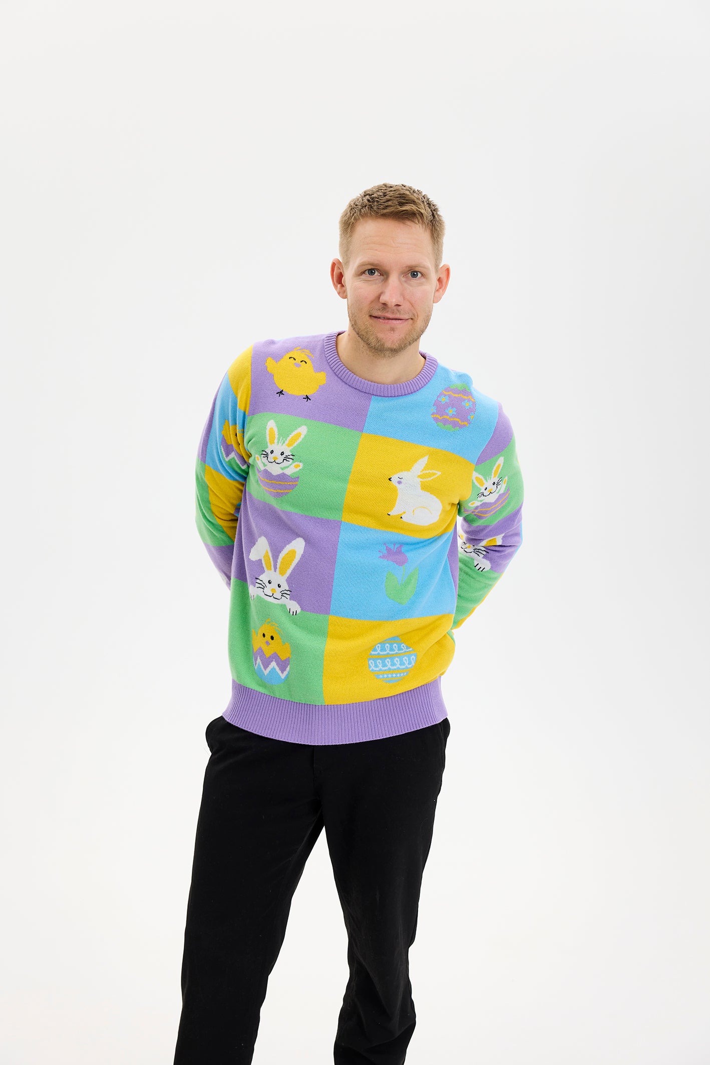 Patchwork Påskegenseren - Herre