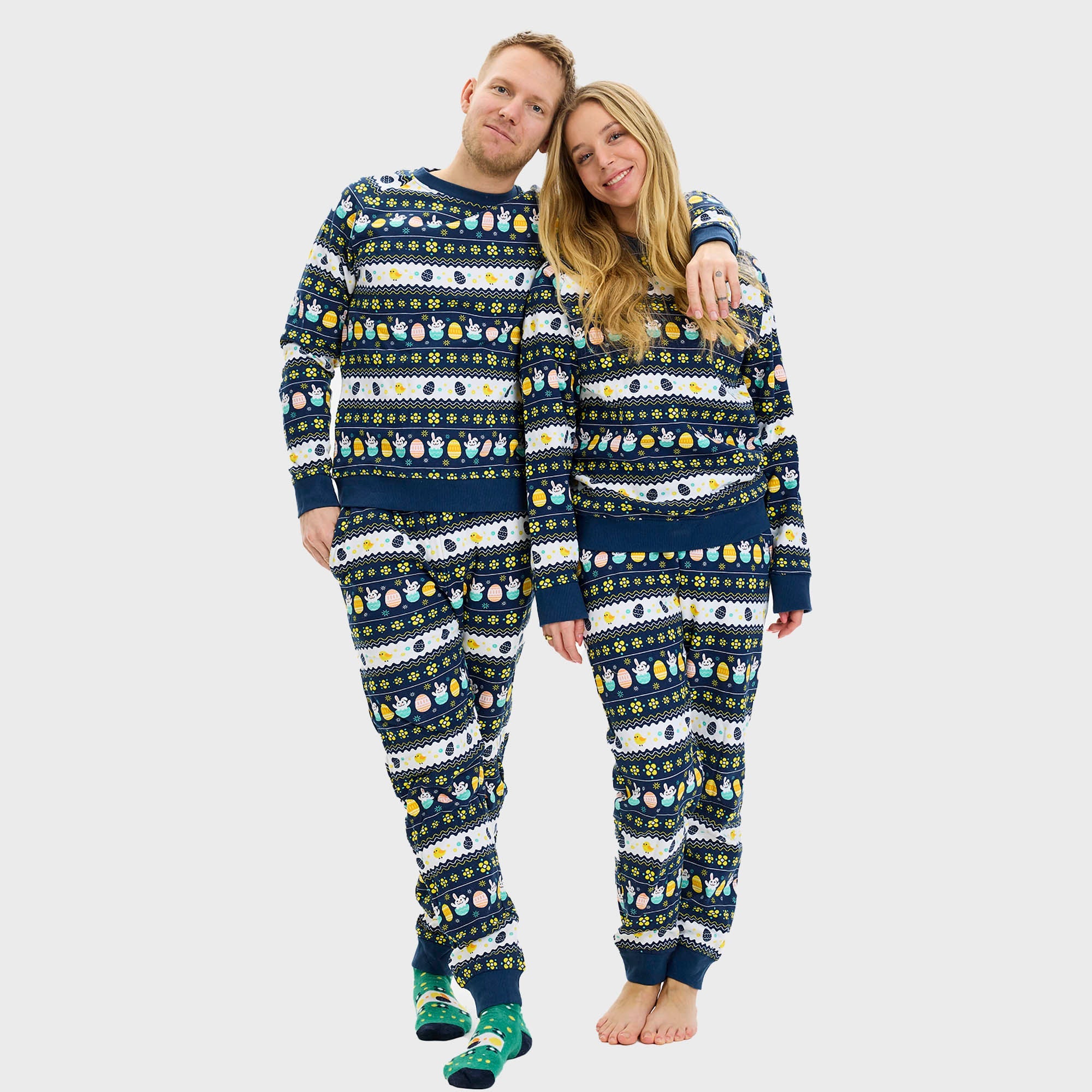 Påskesweatsuit Blå - Dame.