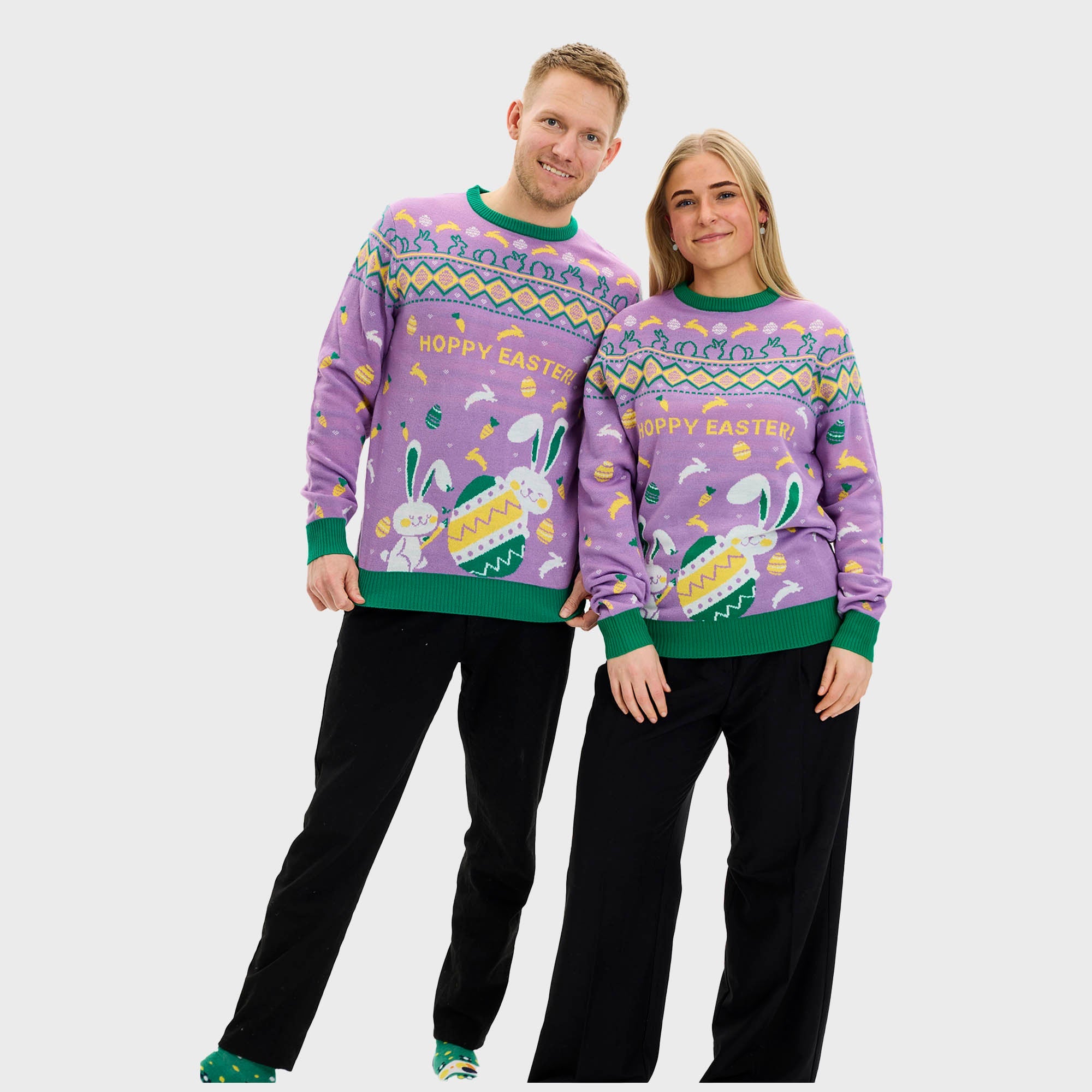 Eggcercise Påskegenser Lilla - Dame