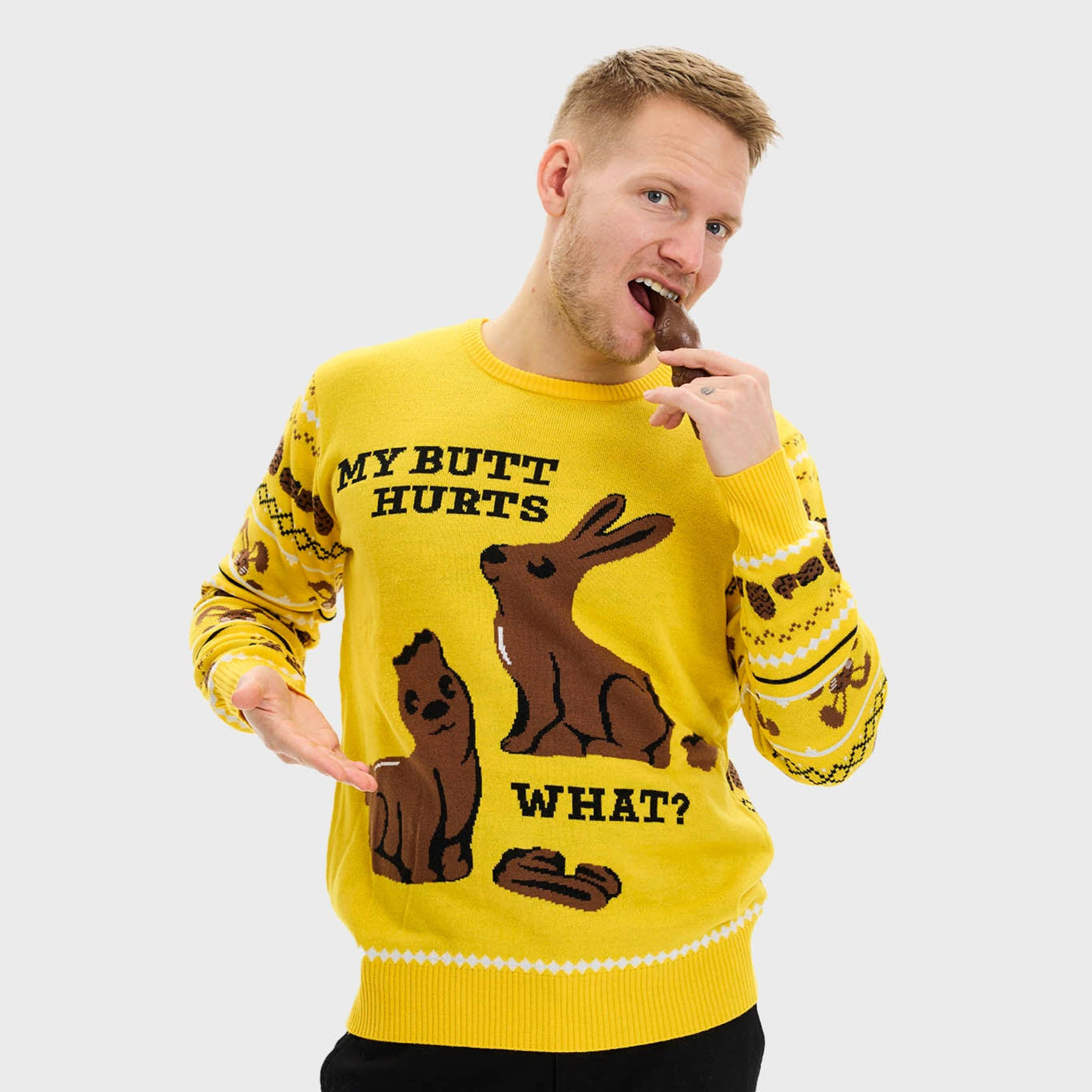 Påskeharens påskegenser - Herre