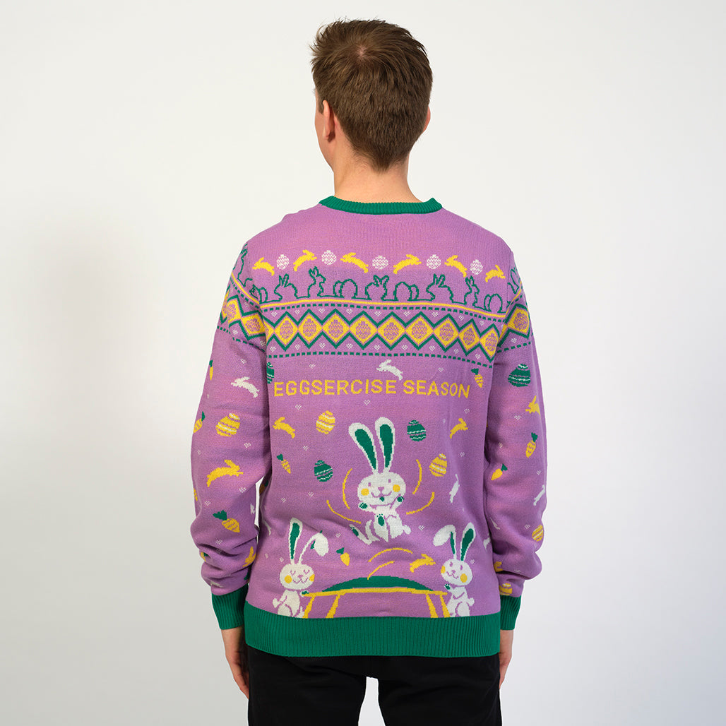 Eggcercise Påskegenser Lilla - Dame