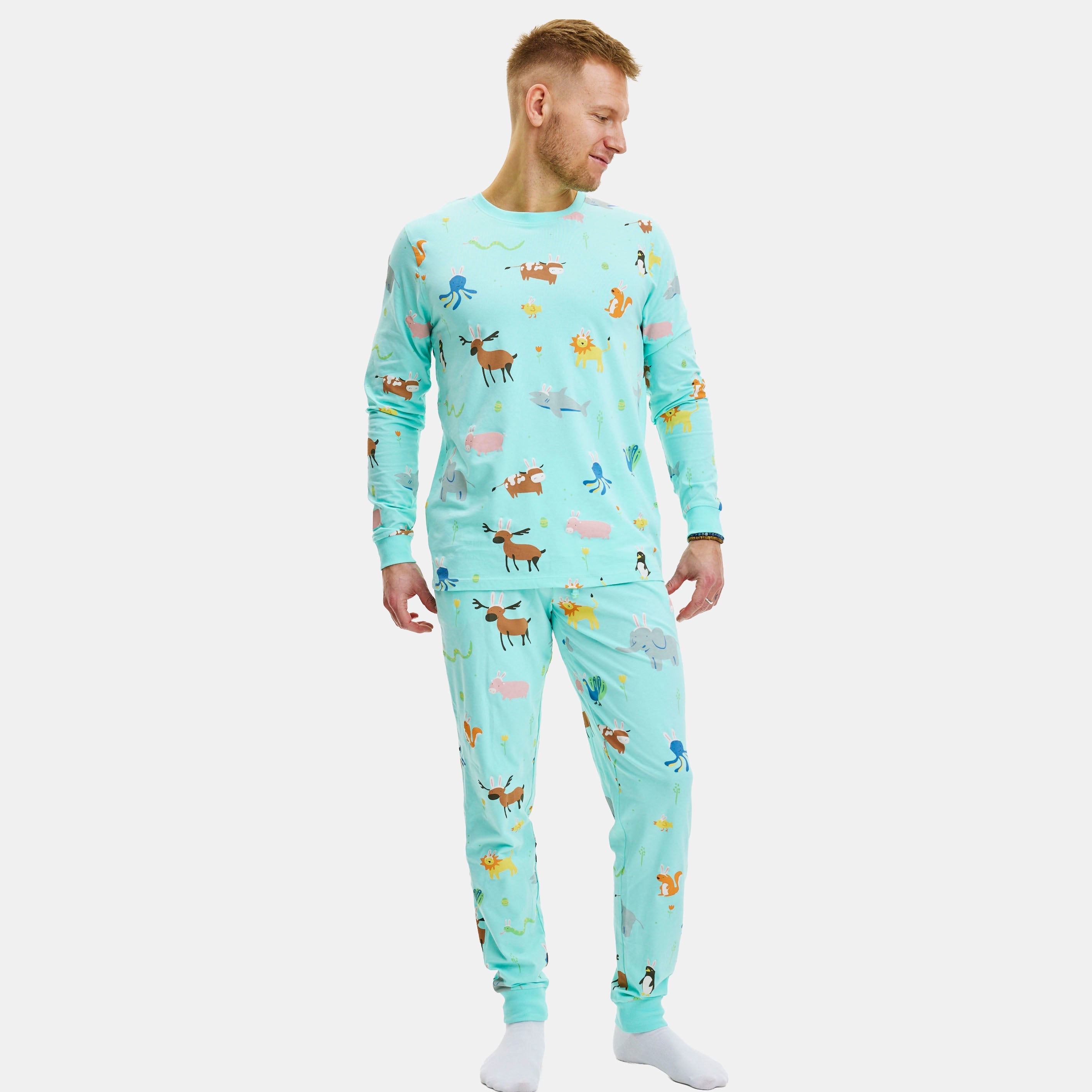 Falske kaniner påskepysj - Herre.