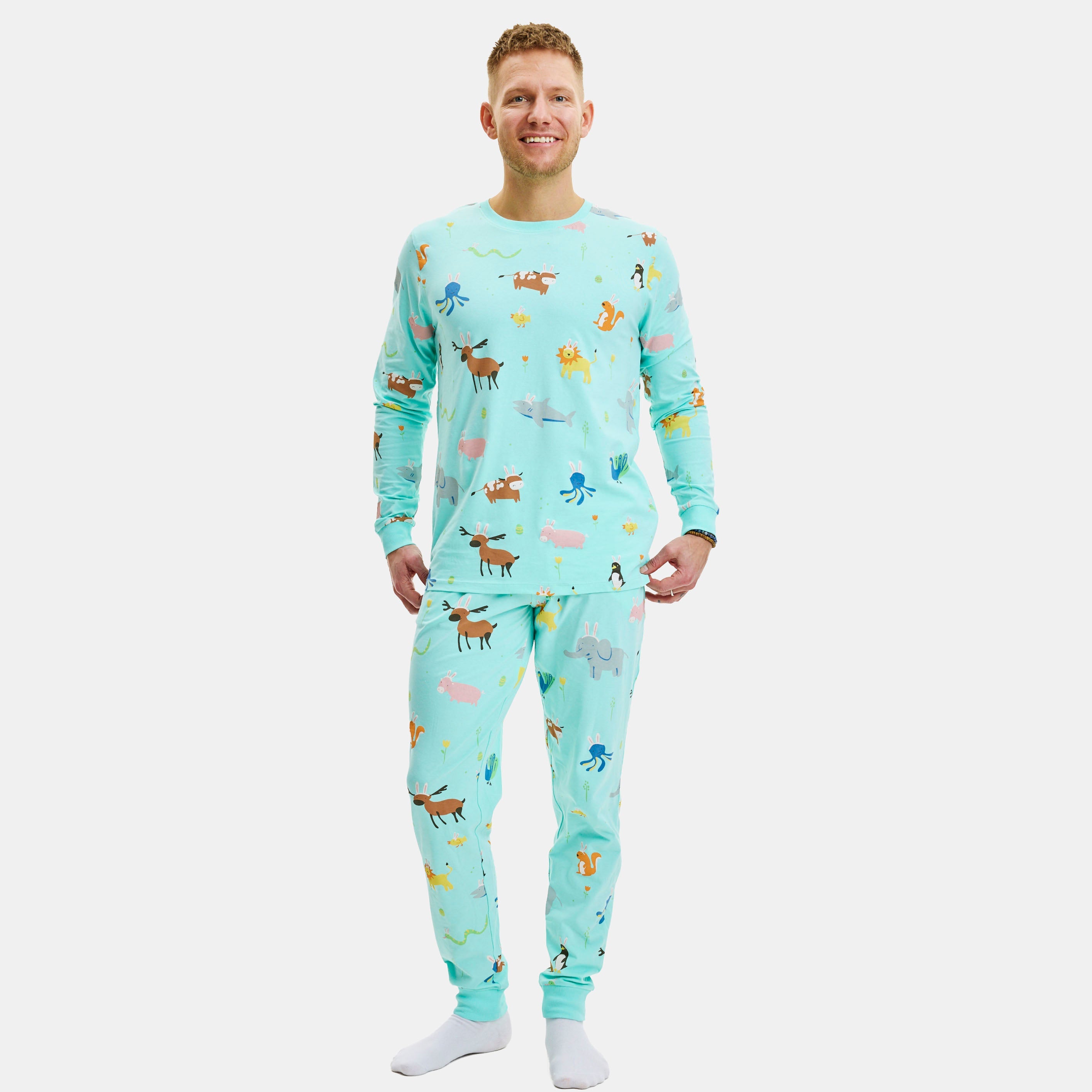 Falske kaniner påskepysj - Herre.