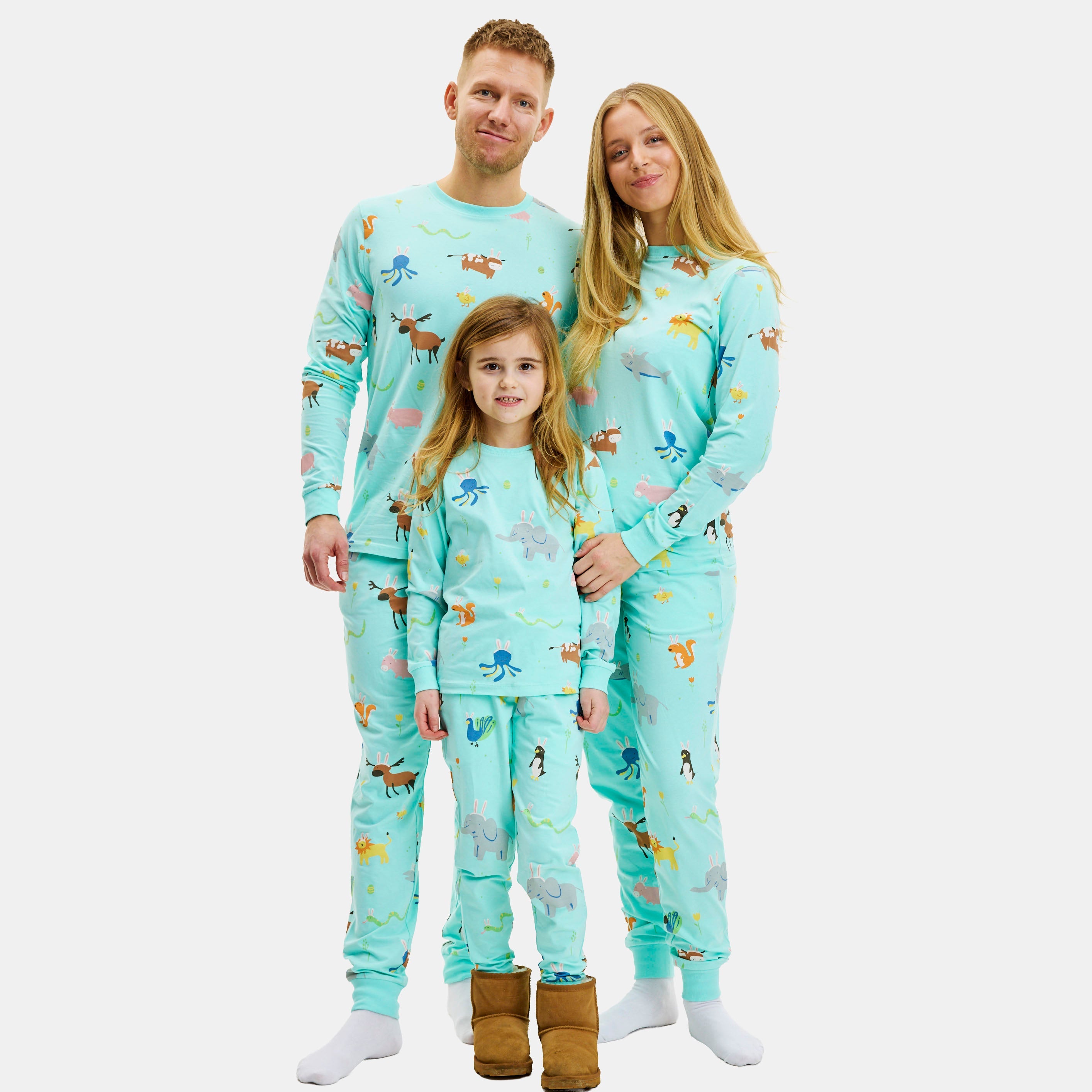 Falske kaniner påskepysj - Dame.