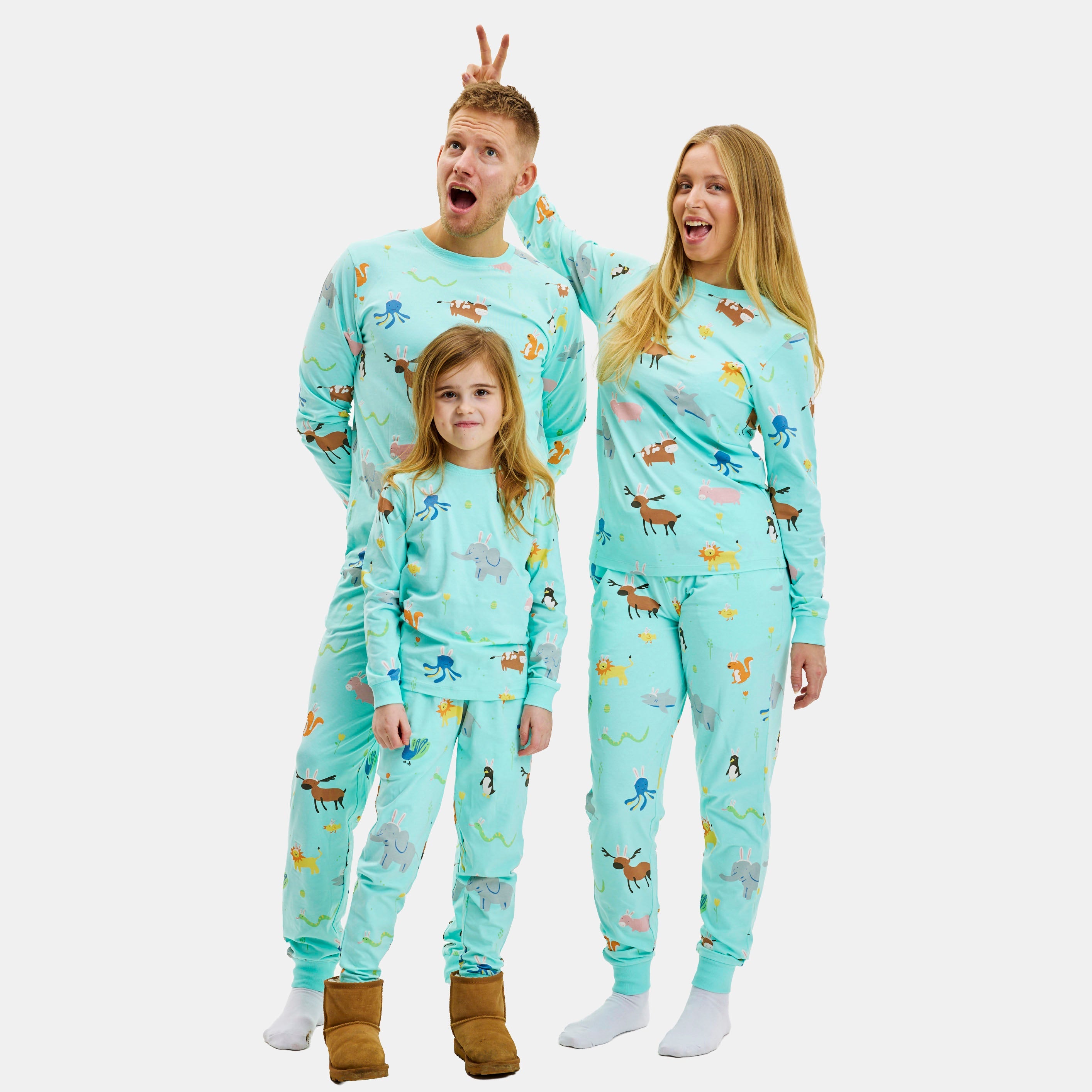 Falske kaniner påskepysj - Barn.