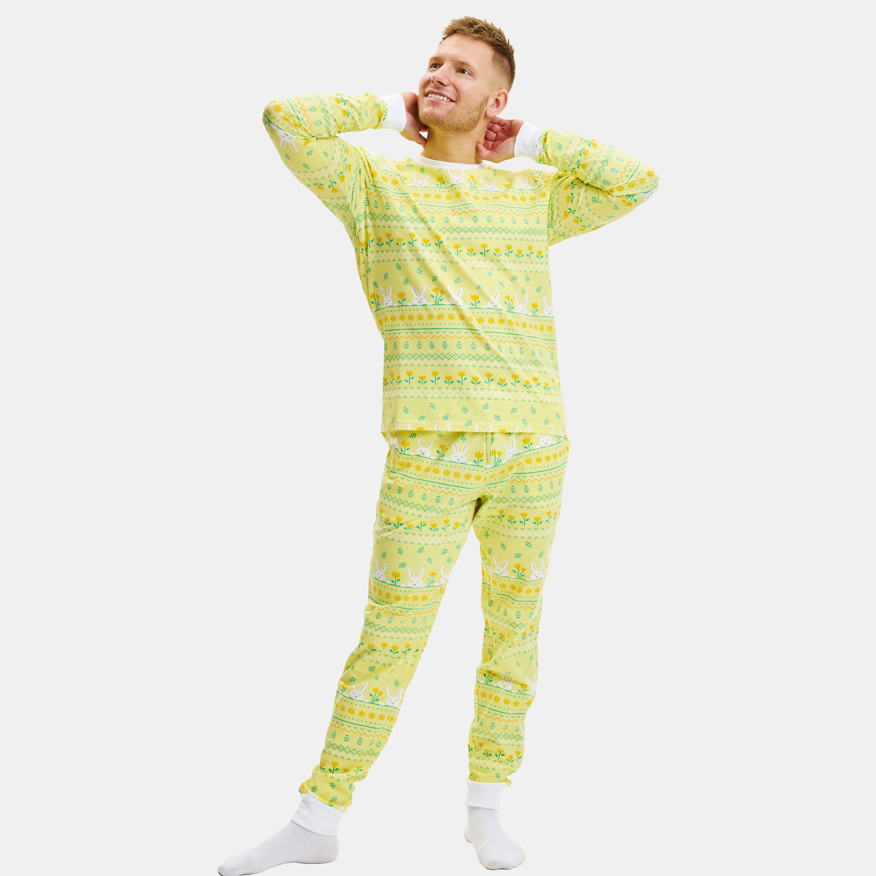 Elegant kanin påskepysj - Herre.