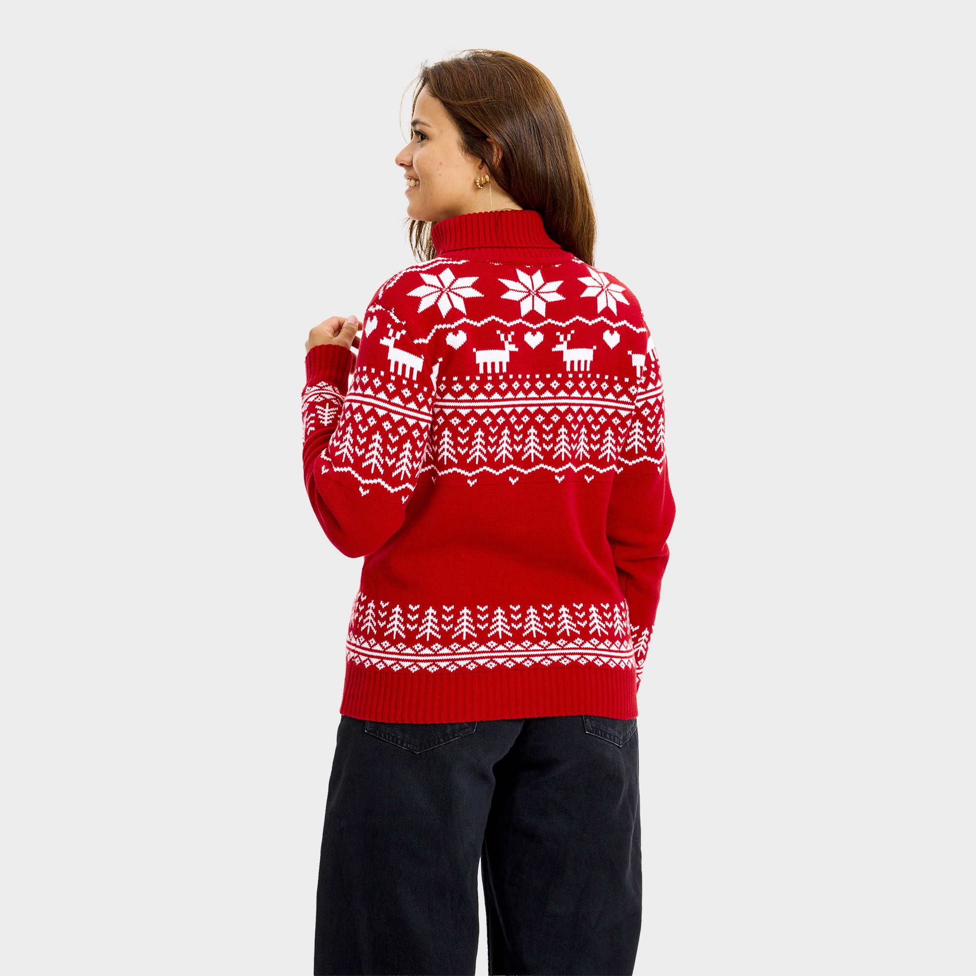 The greenlandish red turtleneck - Dame.