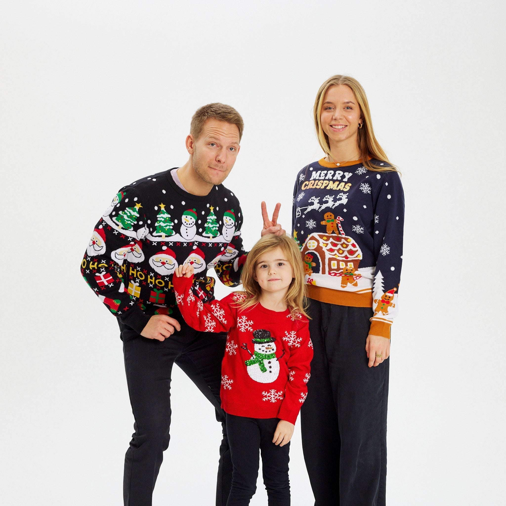 Merry Crispmas julegenser - Dame