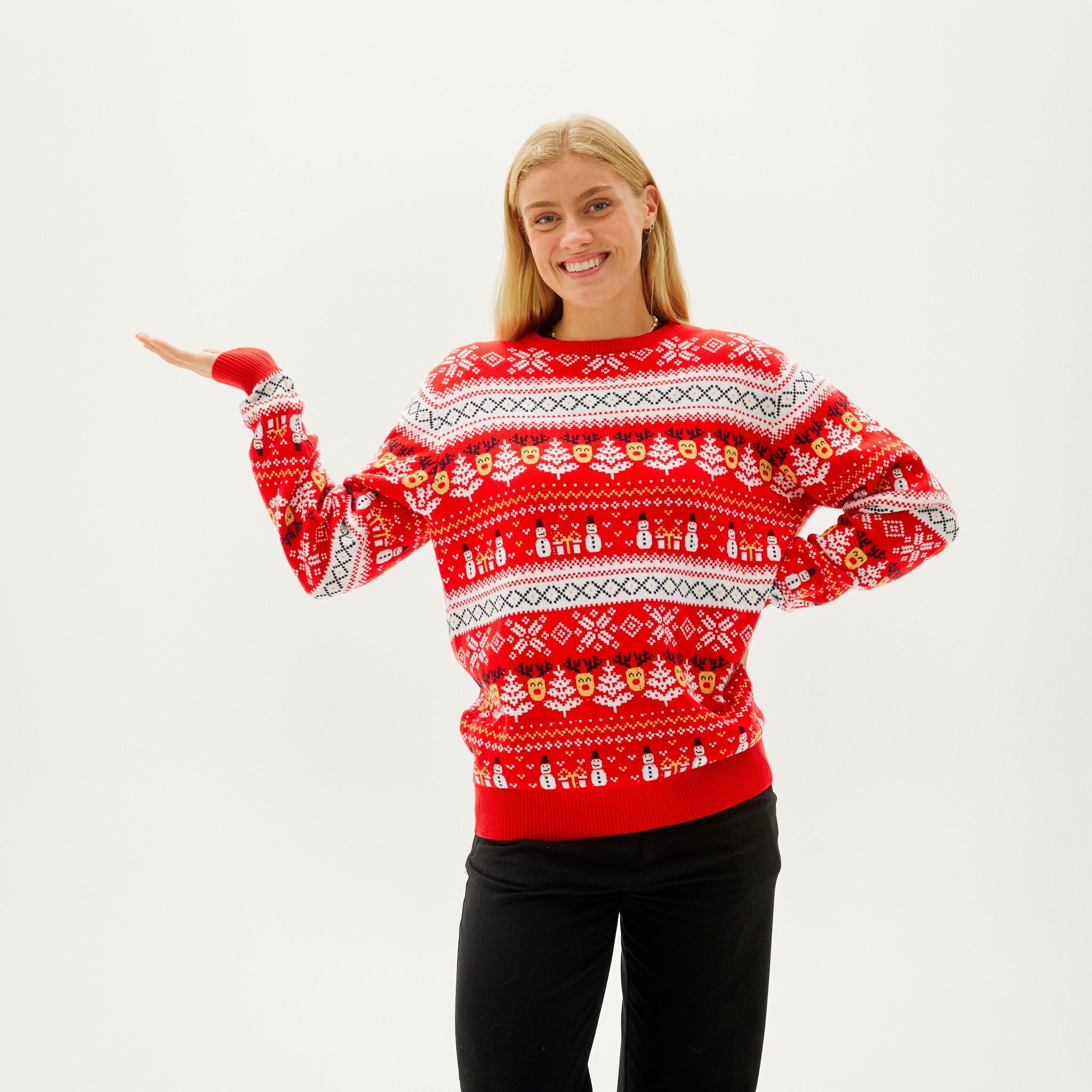 The Reinstyle Sweater Rød - Dame.