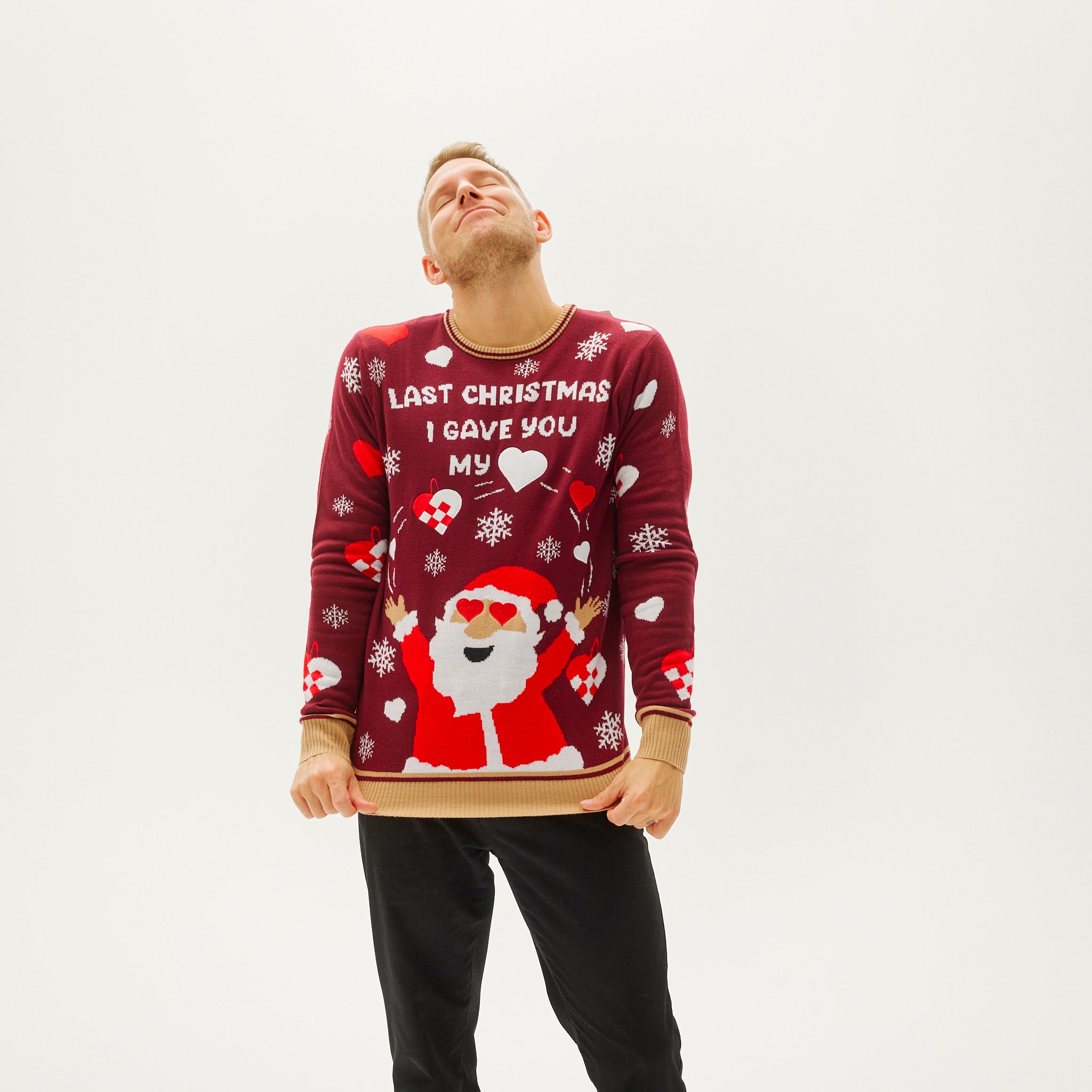 The Christmas Heart Sweater - Herre