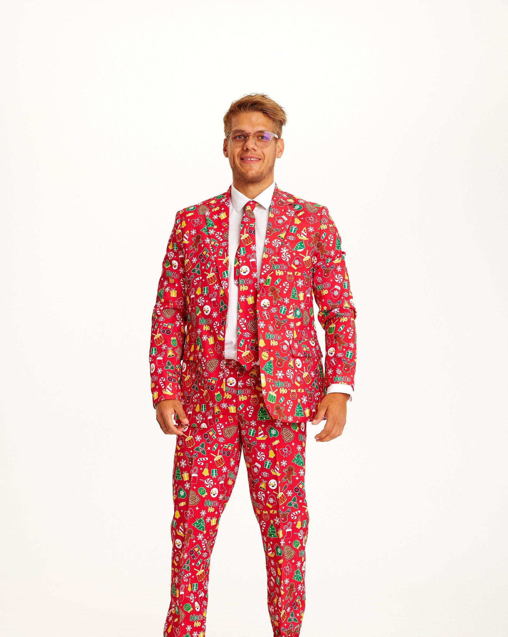 The Awesome Christmas Suit - Rød