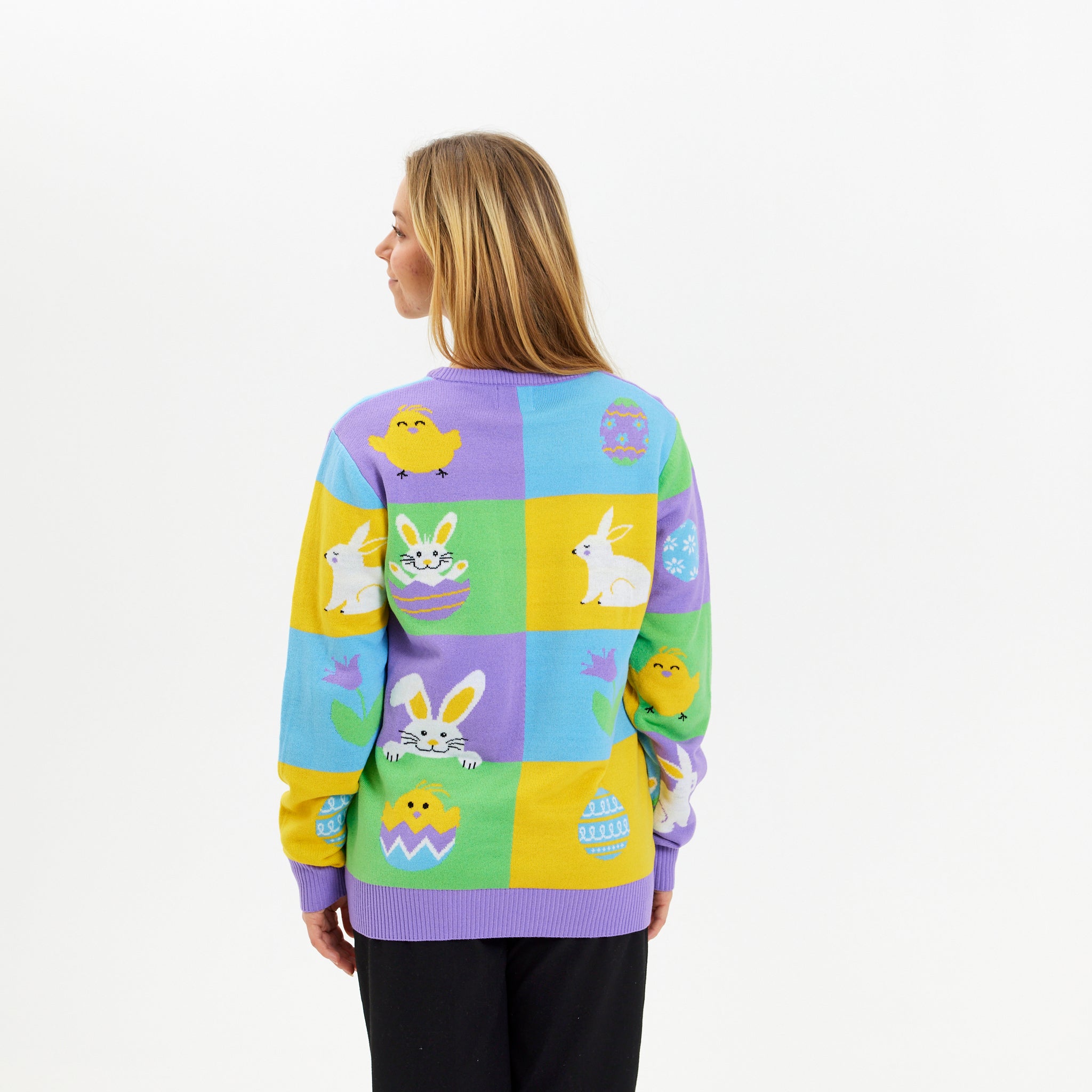 Patchwork Påskegenseren - Dame