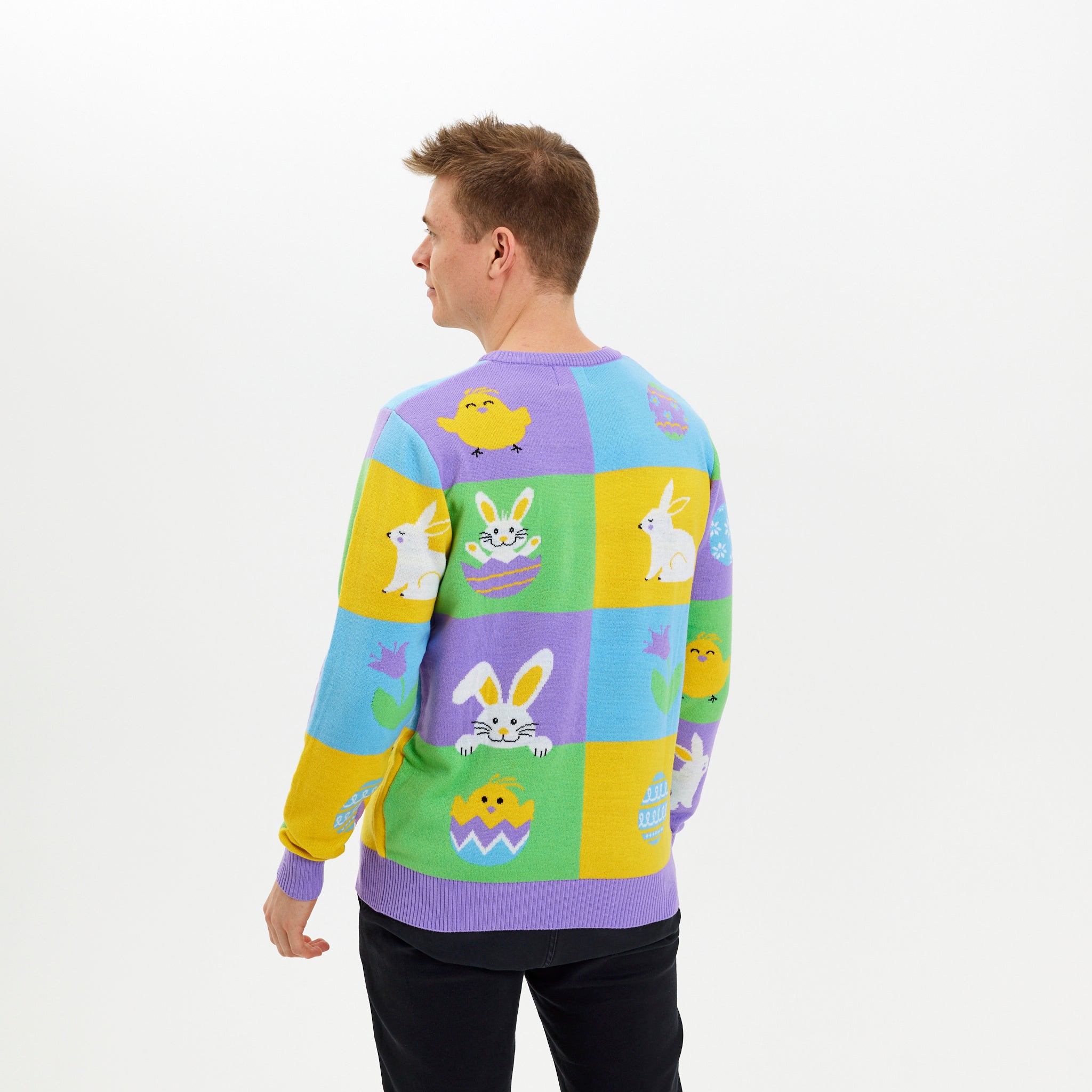 Patchwork Påskegenseren - Herre